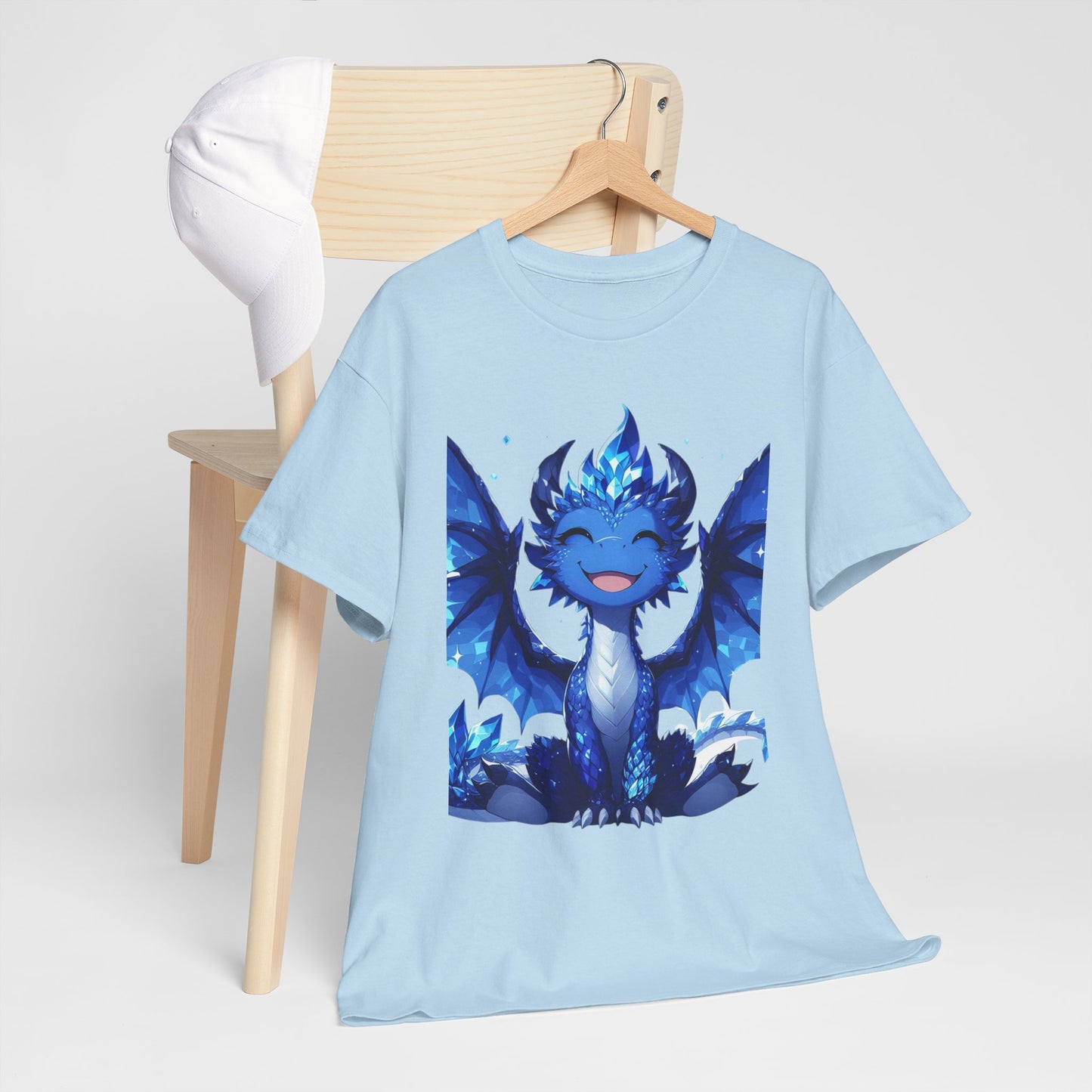 Sapphire Baby Dragon - Ethically Harvested Cotton Tee