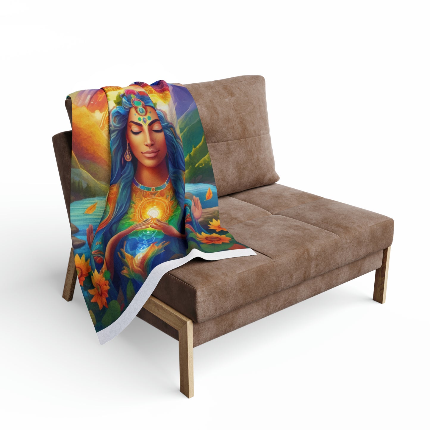 Be Light Goddess - Gratitude Arctic Fleece Blanket