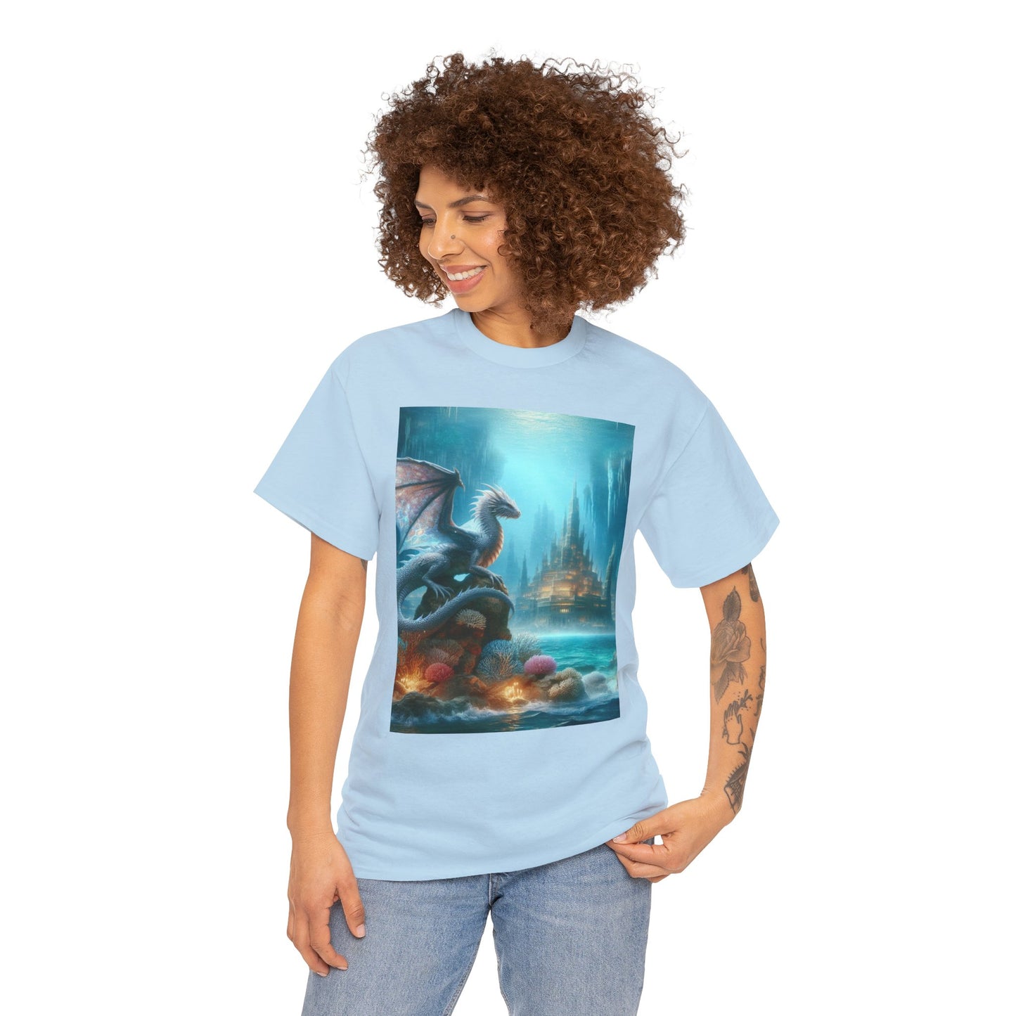 Dragon of Atlantis - Ethically Harvested Cotton Tee