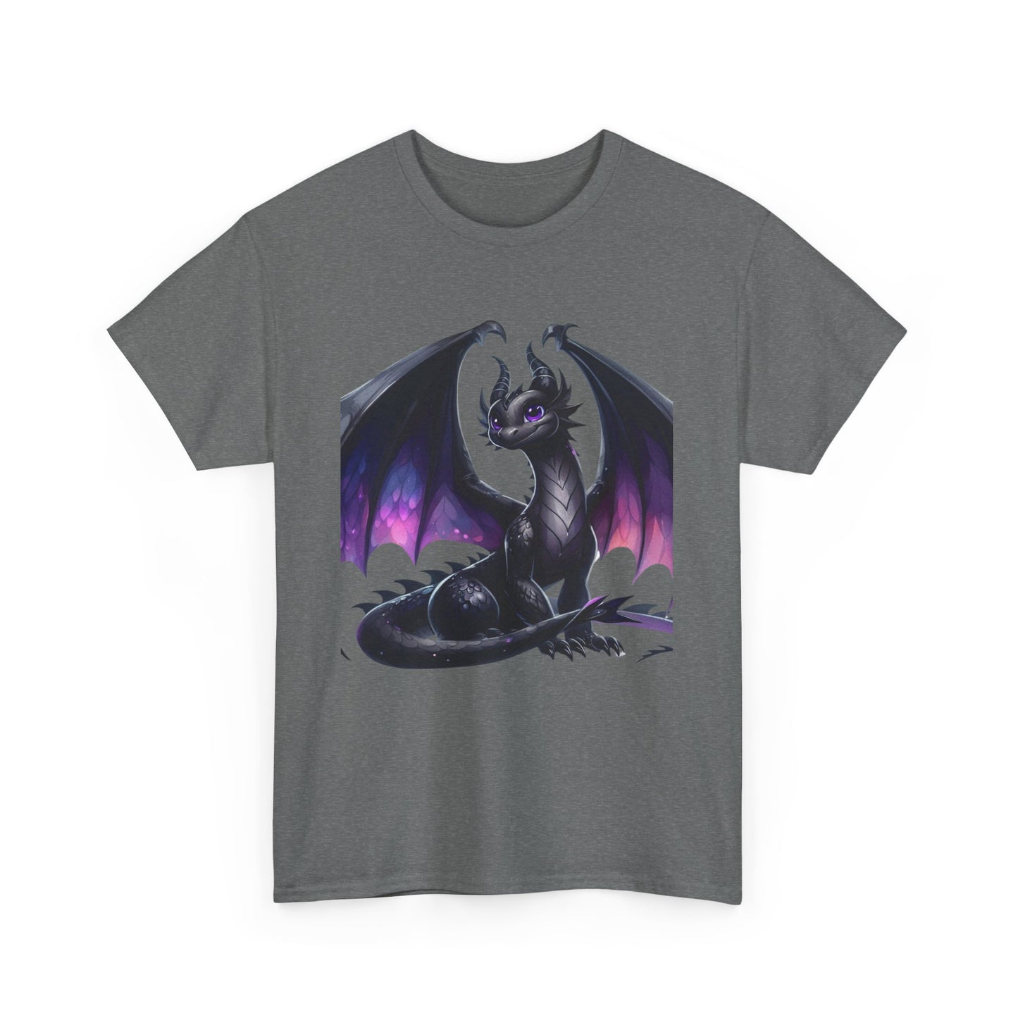 Violet Black Baby Dragon - Ethically Harvested Cotton Tee