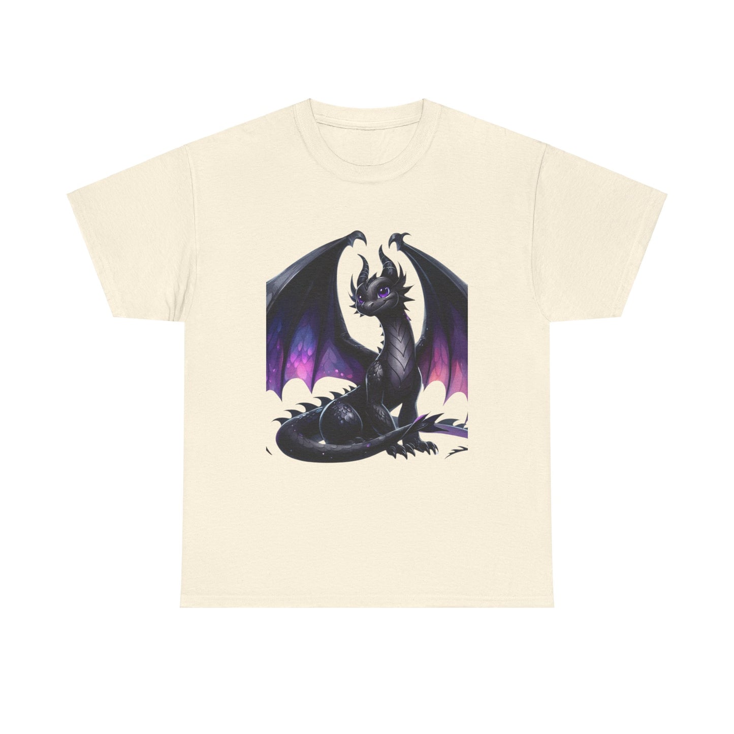 Violet Black Baby Dragon - Ethically Harvested Cotton Tee