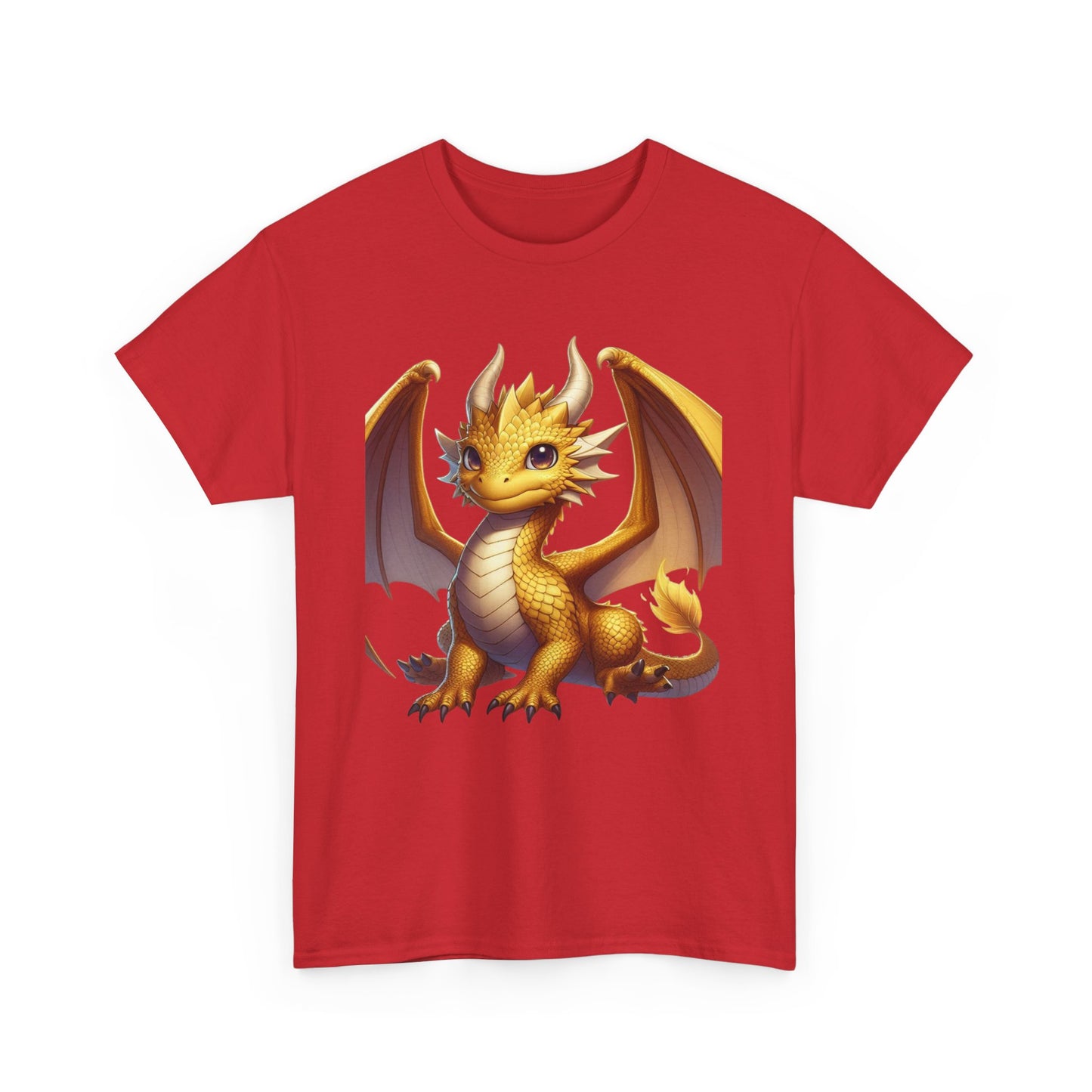 Golden Baby Dragon - Ethically Harvested Cotton Tee