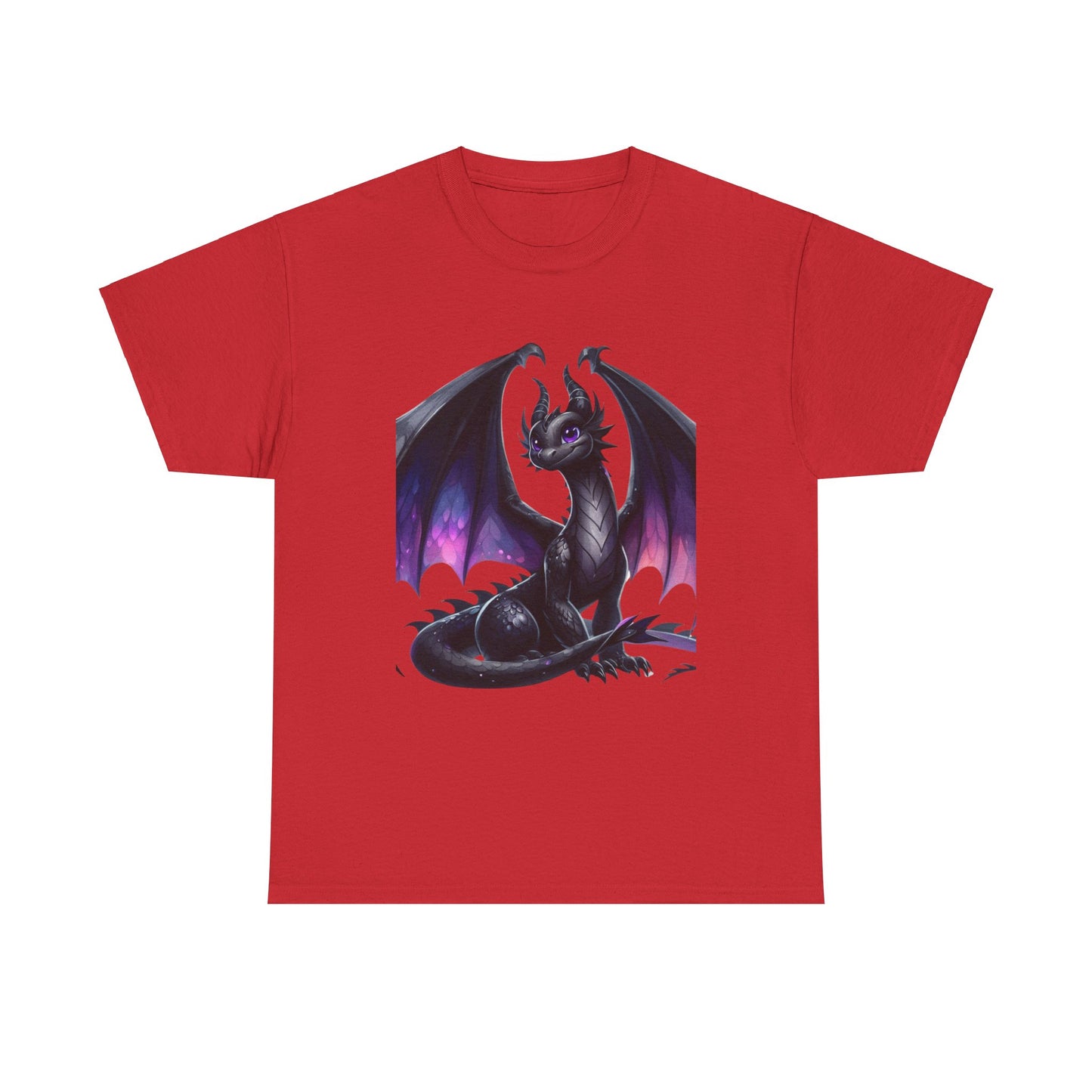 Violet Black Baby Dragon - Ethically Harvested Cotton Tee