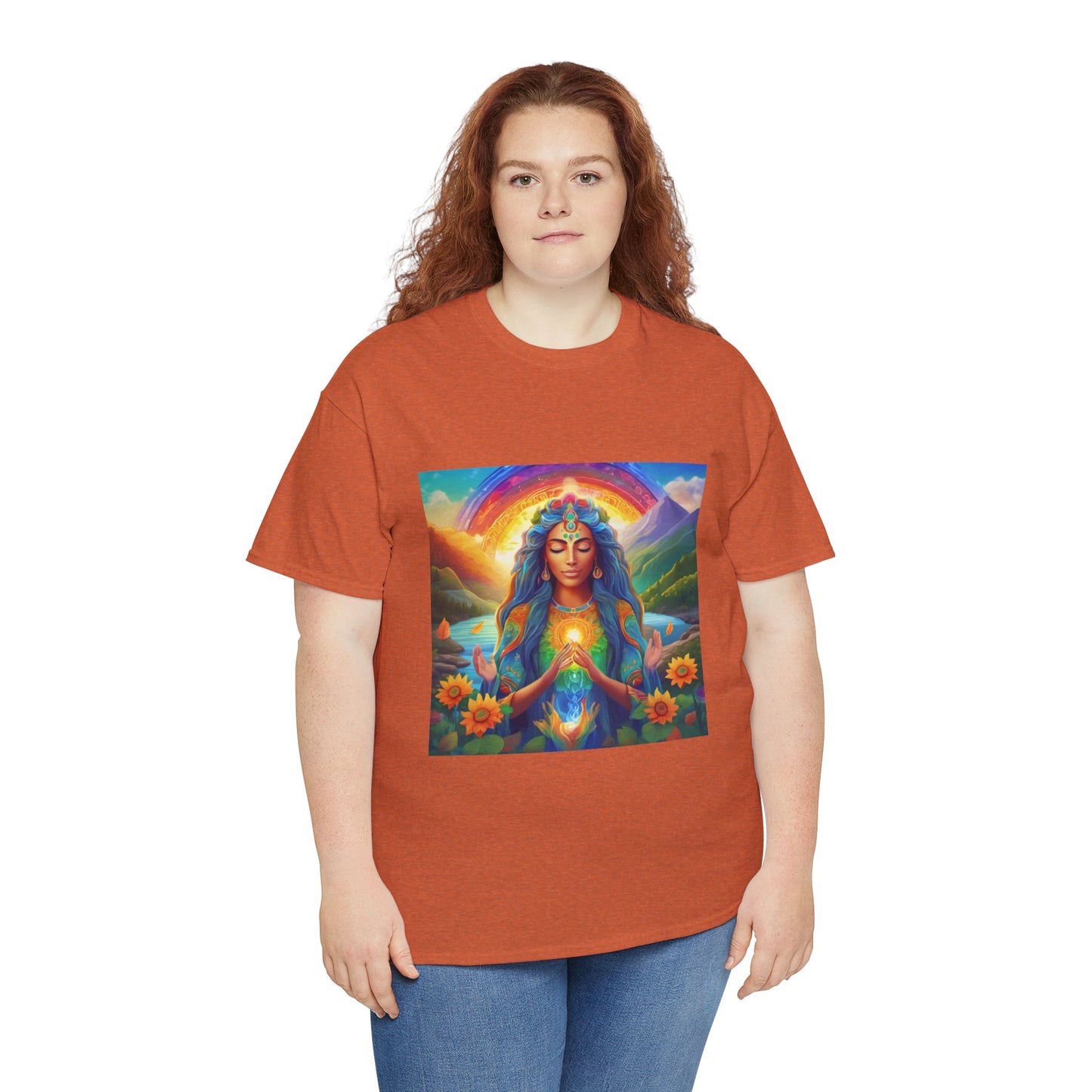 Be Light Goddess - Gratitude Ethically Harvested Cotton Tee