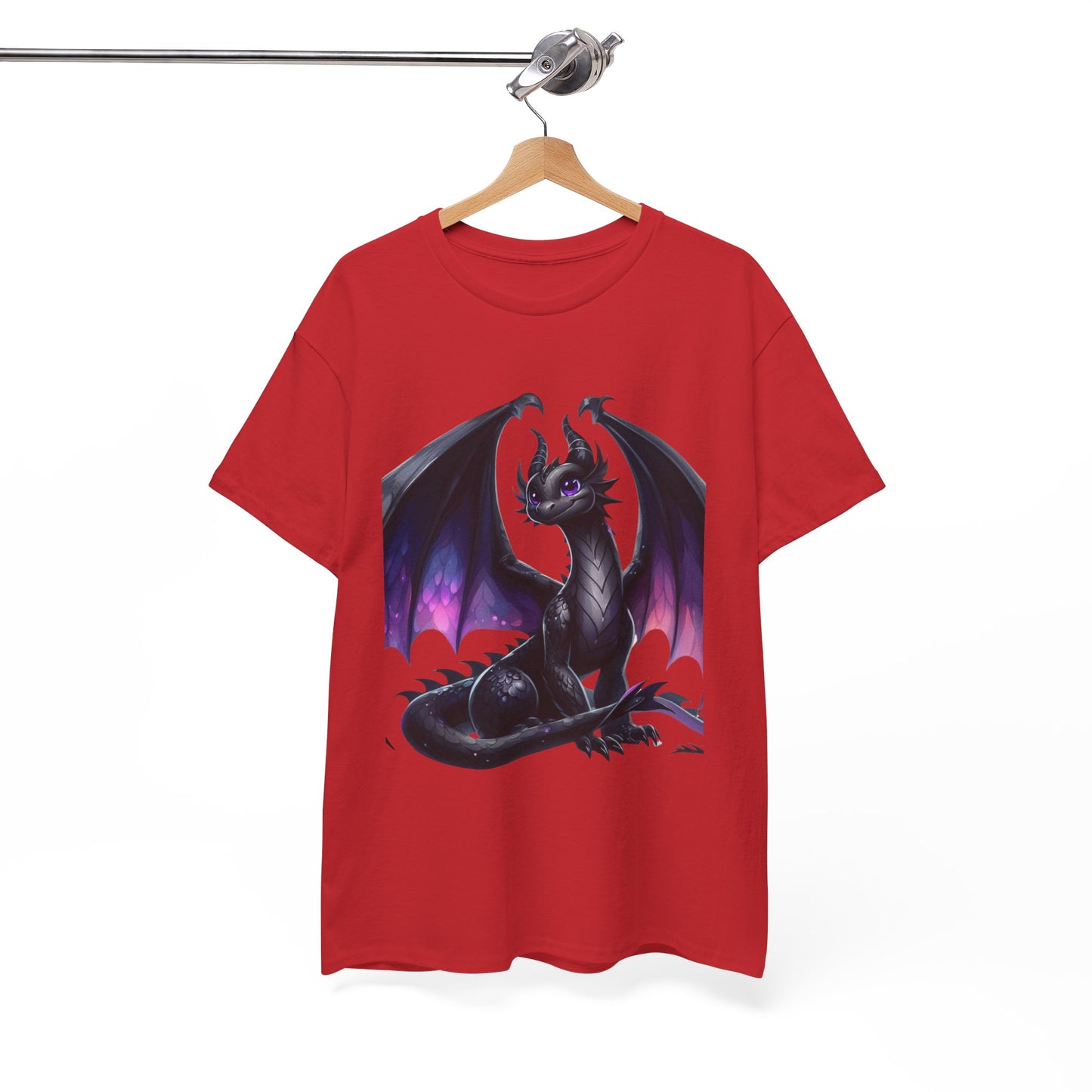 Violet Black Baby Dragon - Ethically Harvested Cotton Tee