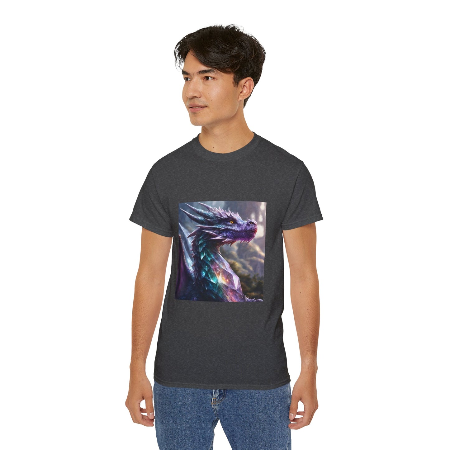 Crystal Reiki Dragon - Ethically Harvested Cotton Tee