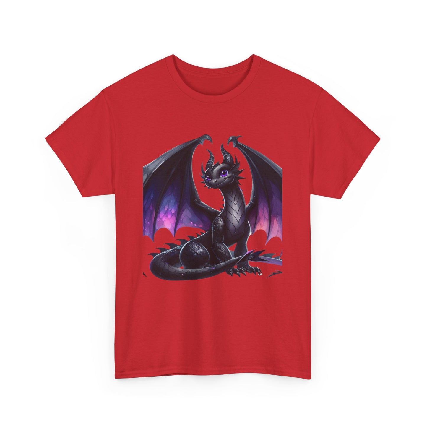 Violet Black Baby Dragon - Ethically Harvested Cotton Tee