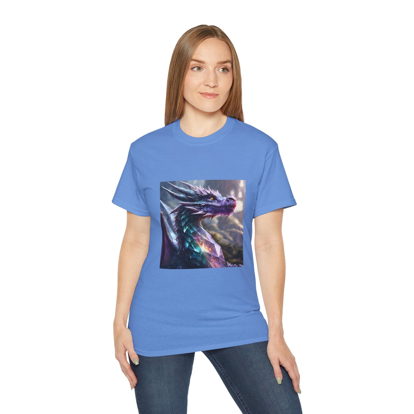 Crystal Reiki Dragon - Ethically Harvested Cotton Tee