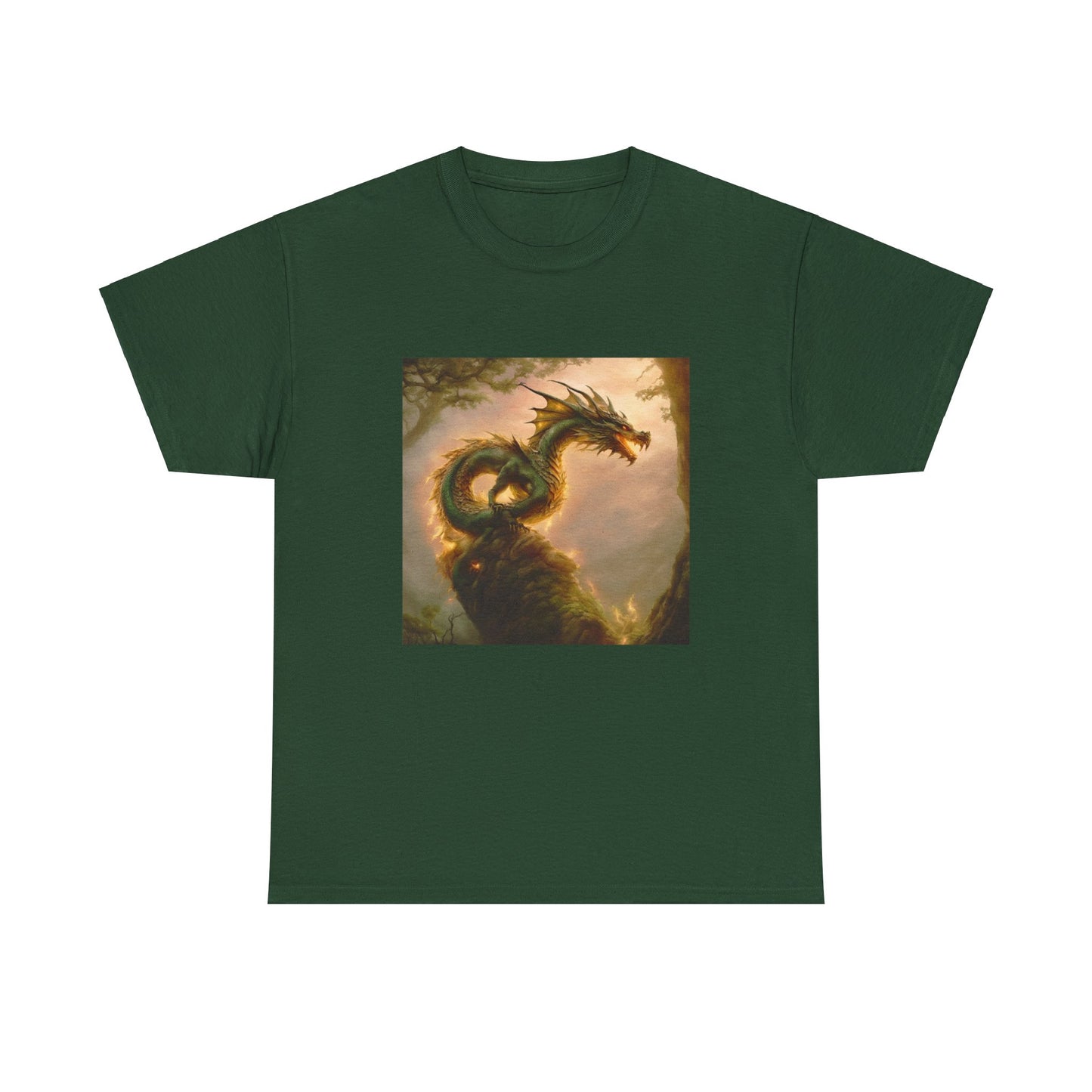 Golden Earth Dragon - Ethically Harvested Cotton Tee