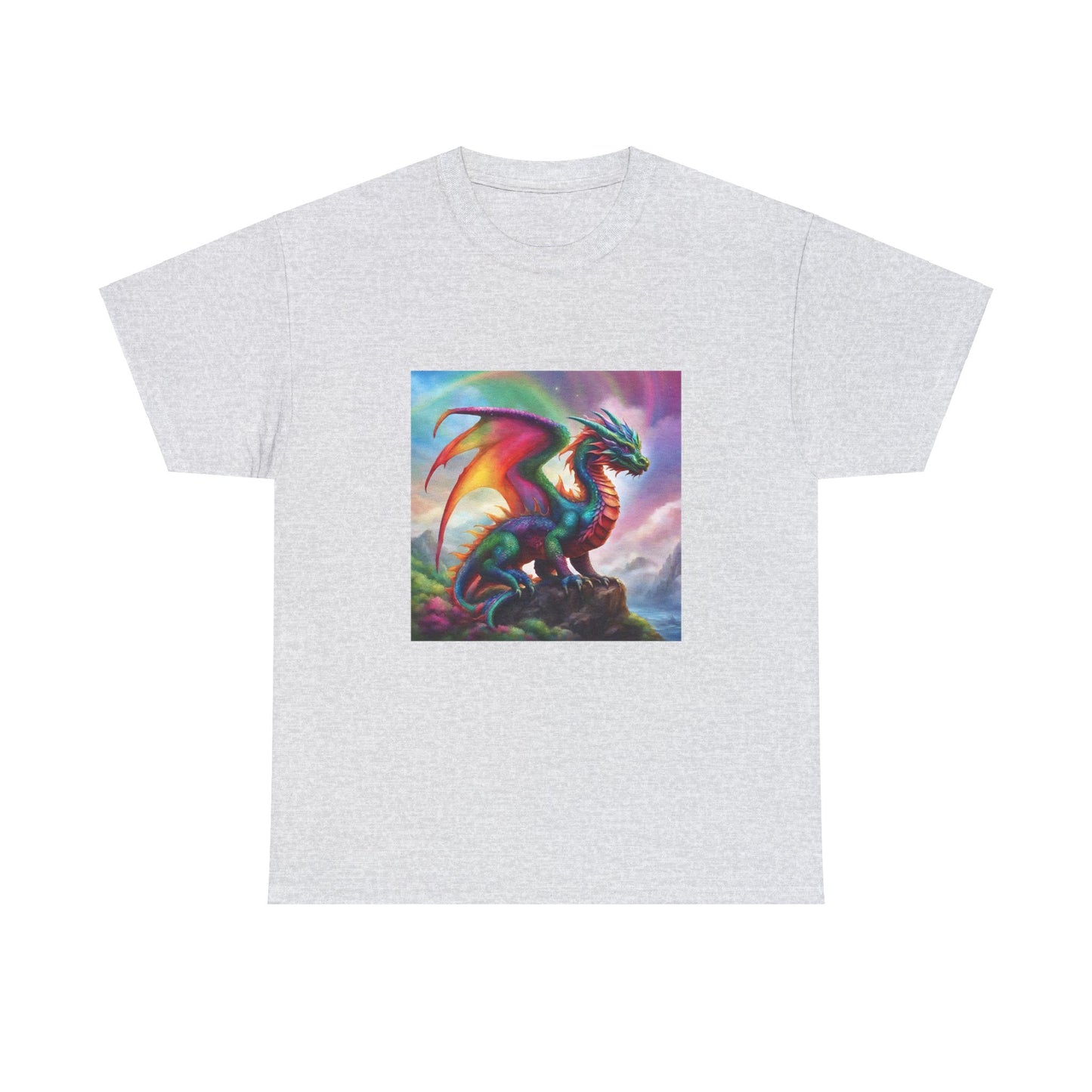 Rainbow Dragon of Lemuria - Ethically Harvested Cotton Tee