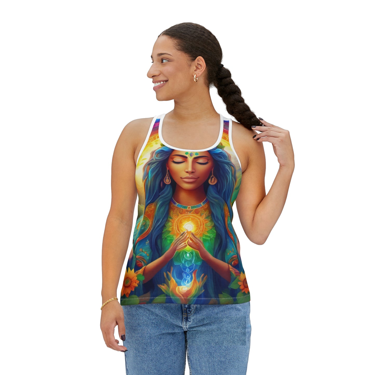 Be Light Goddess - Gratitude - Women's Tank Top (all over print)