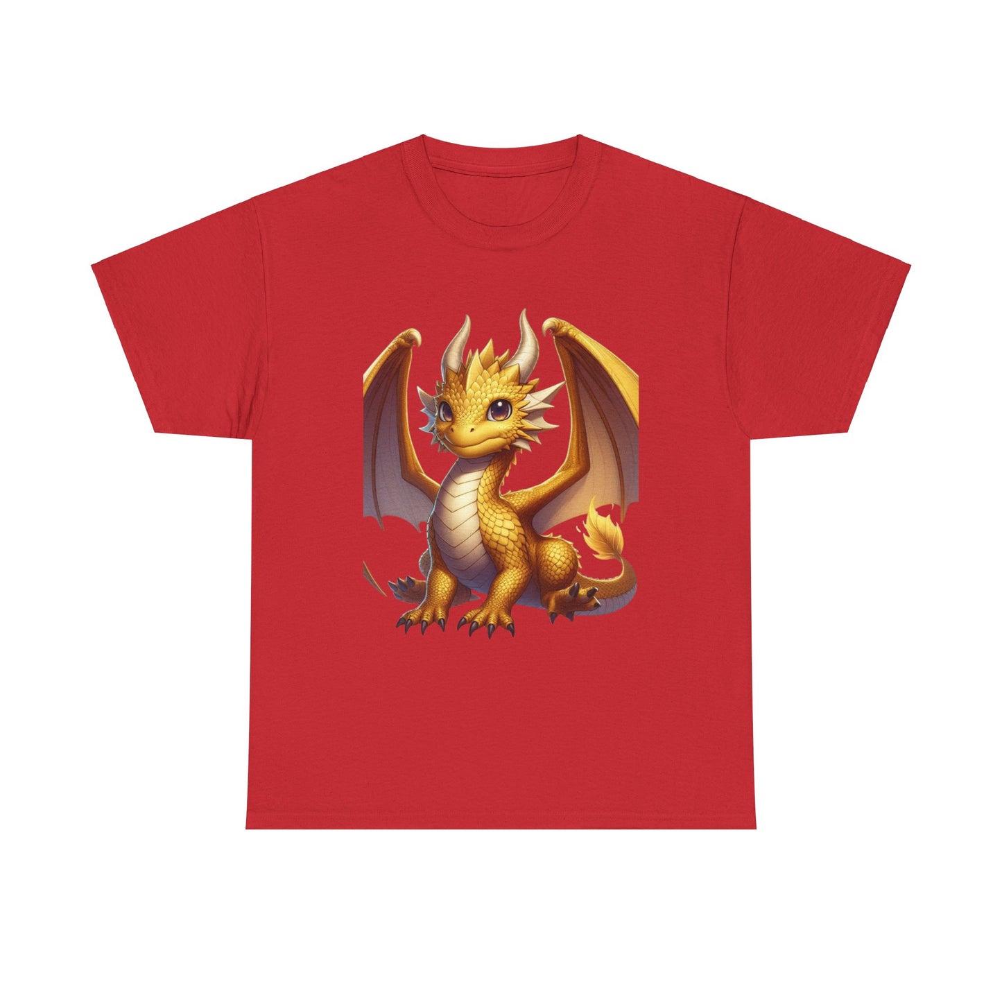 Golden Baby Dragon - Ethically Harvested Cotton Tee