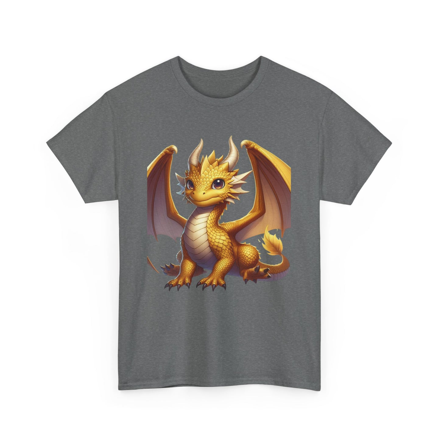 Golden Baby Dragon - Ethically Harvested Cotton Tee