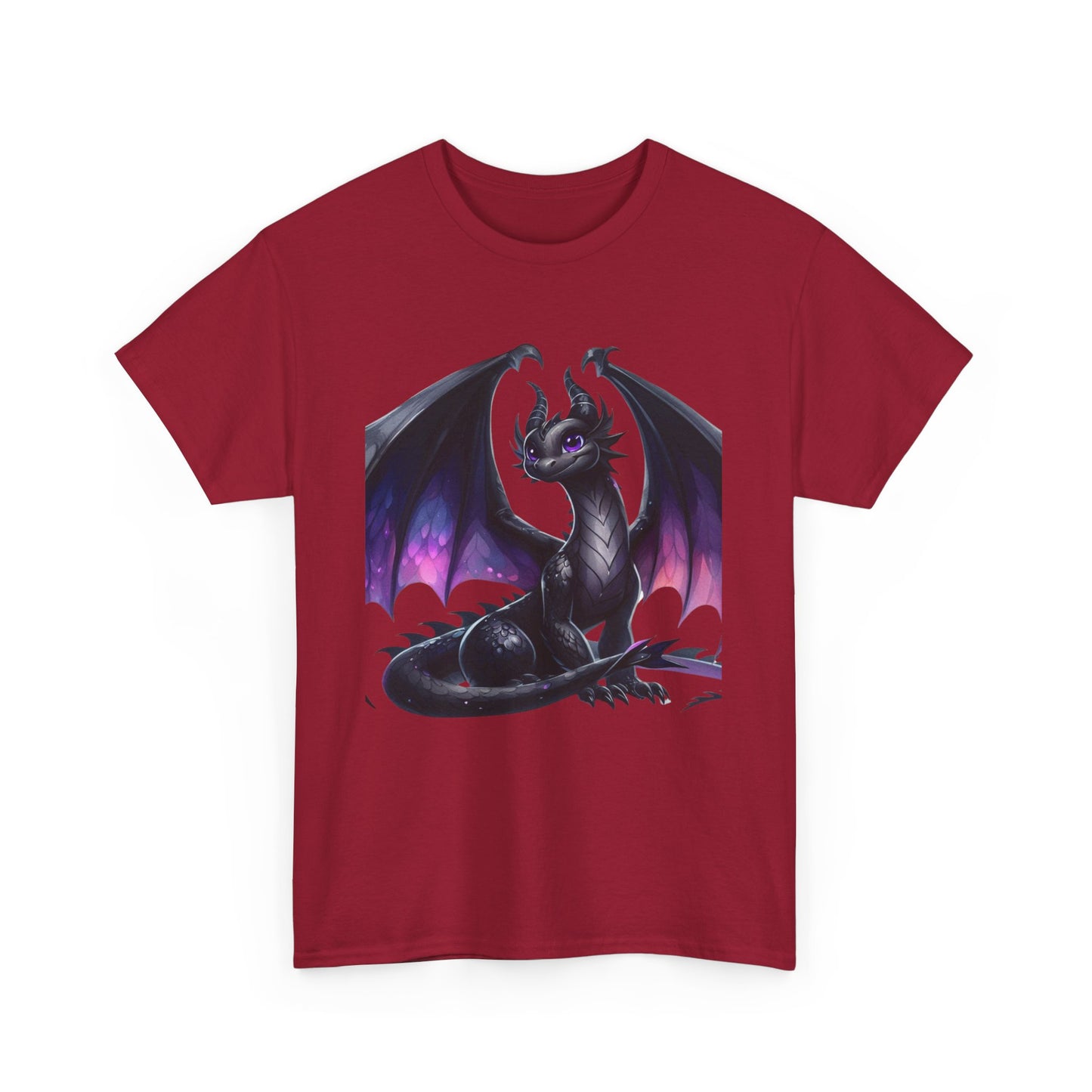 Violet Black Baby Dragon - Ethically Harvested Cotton Tee