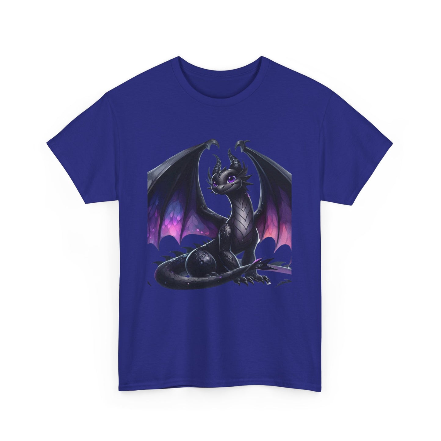 Violet Black Baby Dragon - Ethically Harvested Cotton Tee