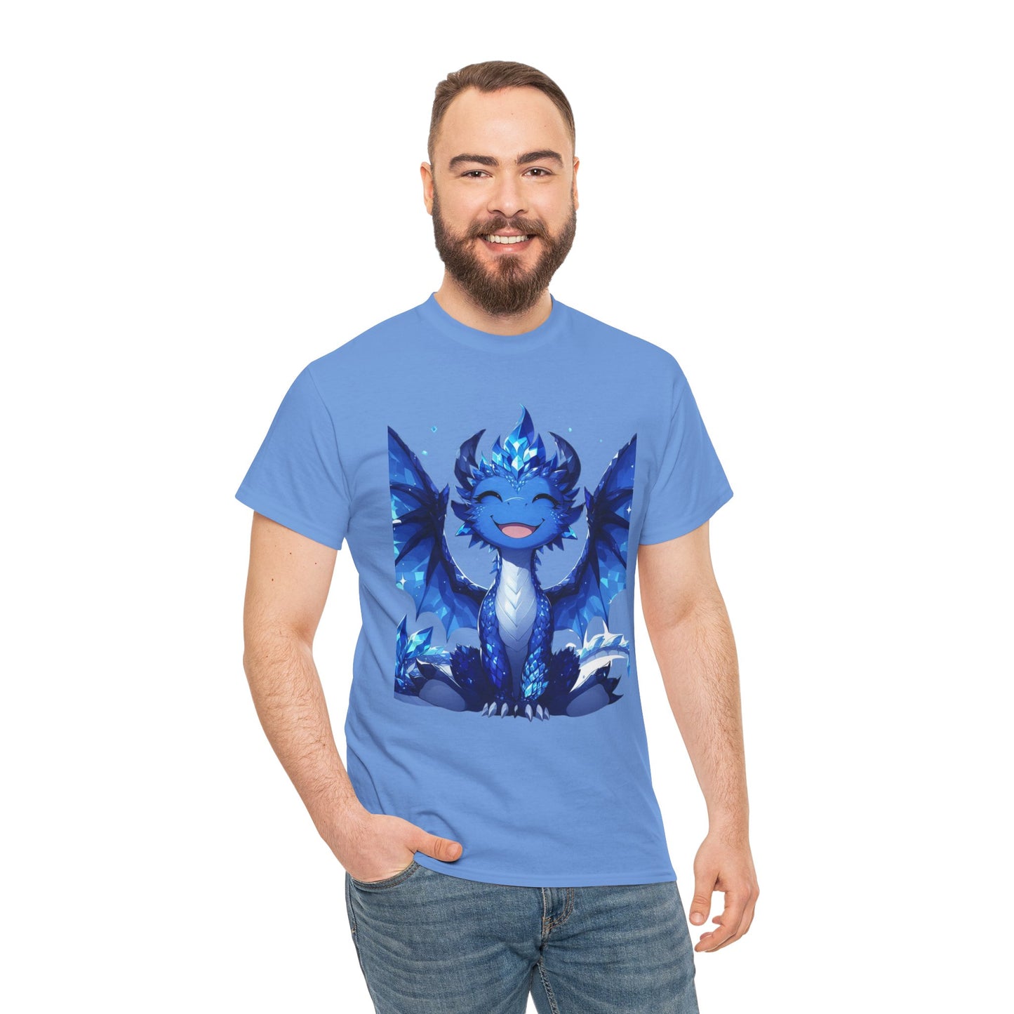 Sapphire Baby Dragon - Ethically Harvested Cotton Tee