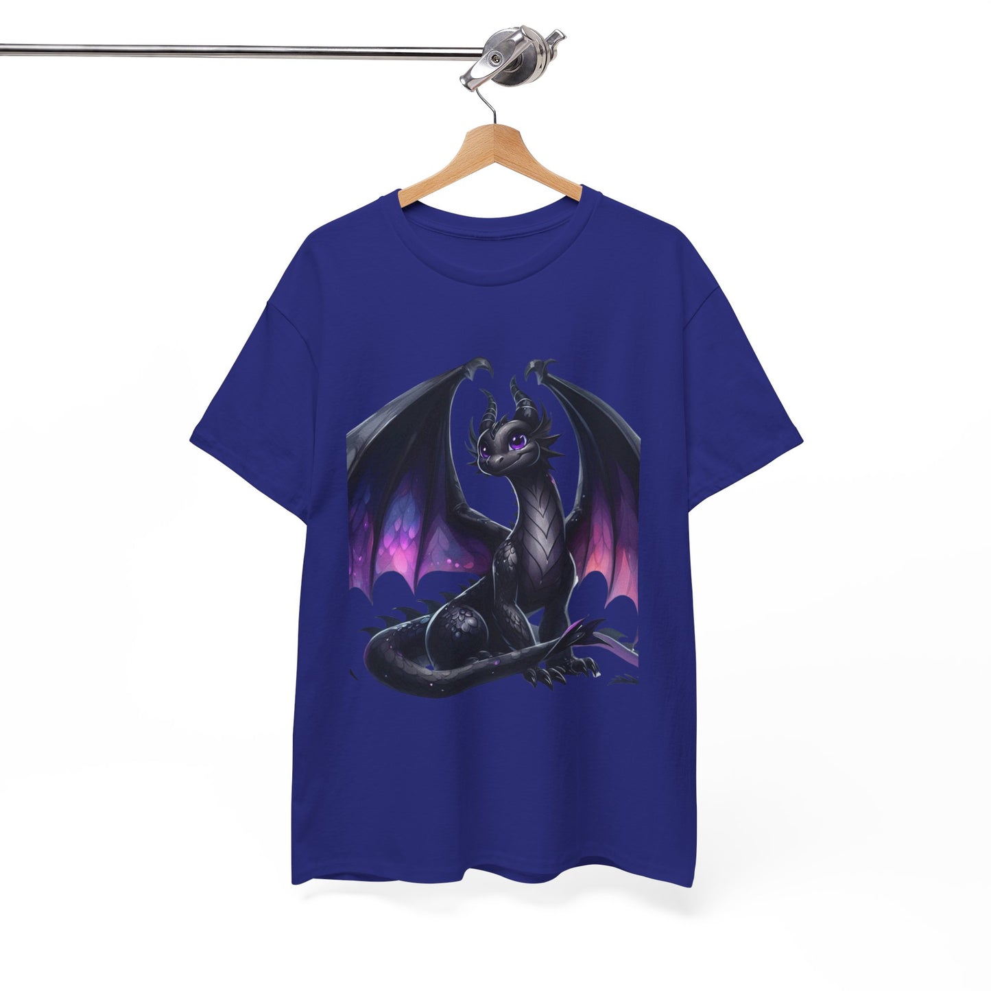 Violet Black Baby Dragon - Ethically Harvested Cotton Tee