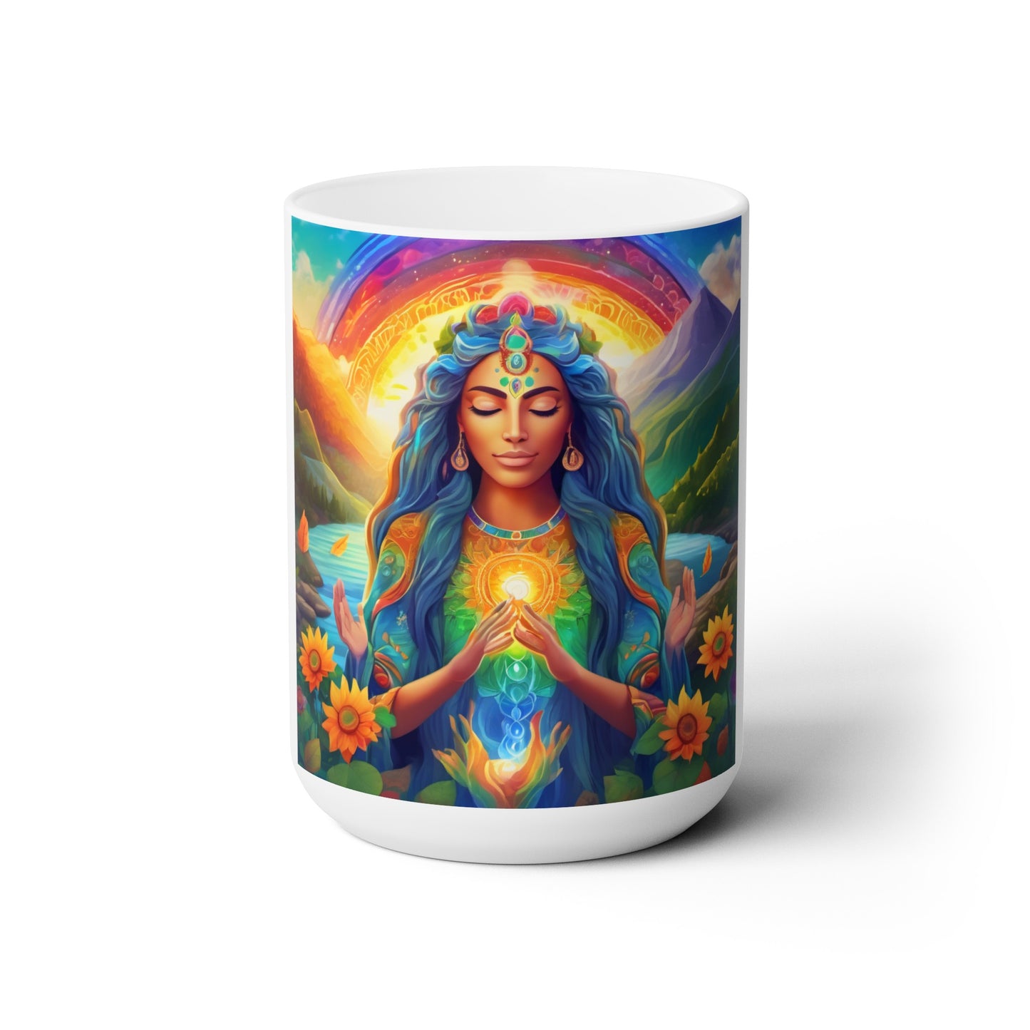 Be Light Goddess - Gratitude Ceramic Mug 15oz