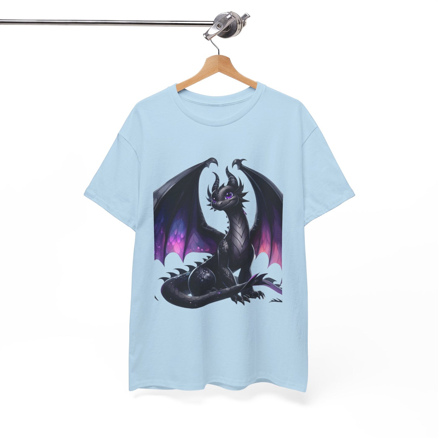 Violet Black Baby Dragon - Ethically Harvested Cotton Tee