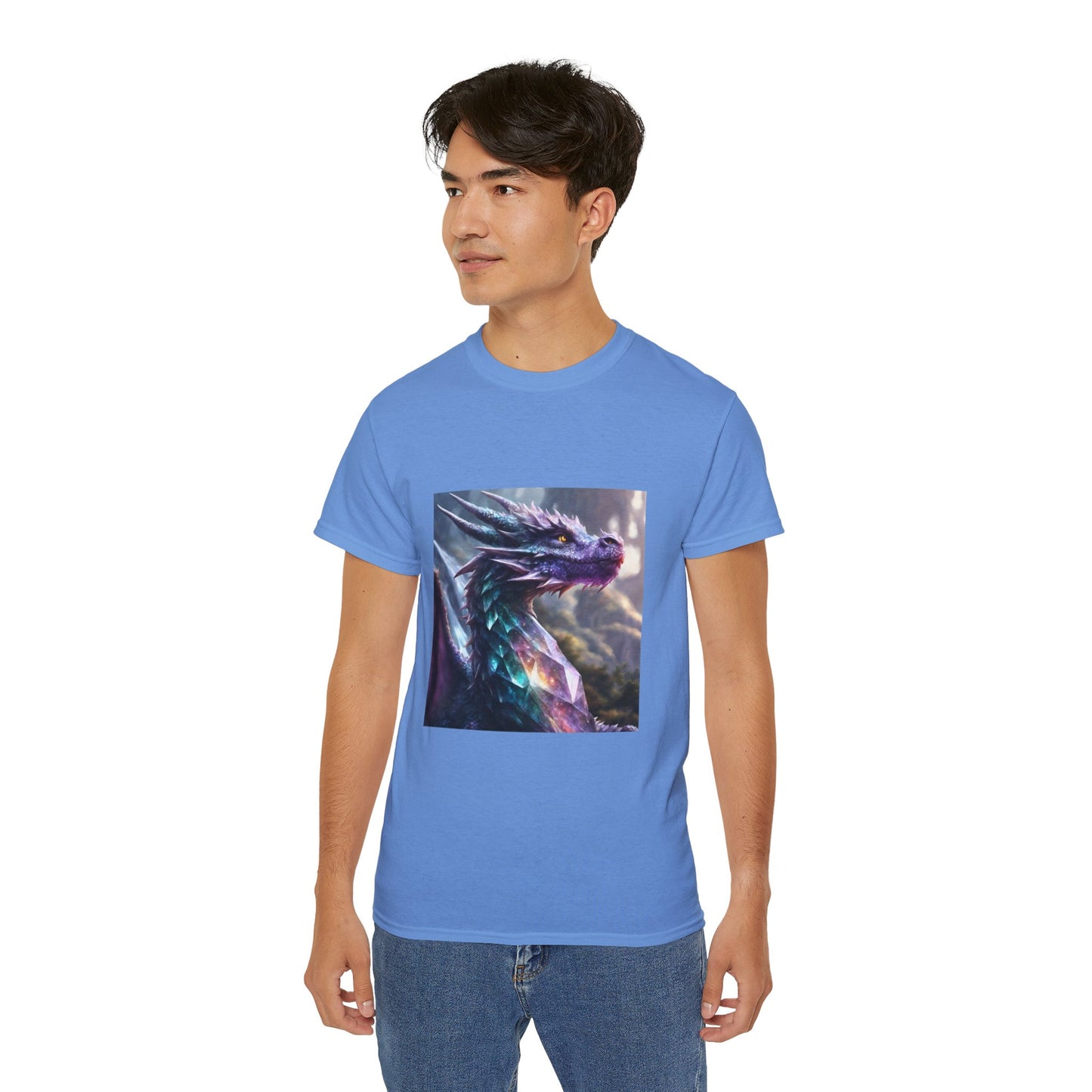 Crystal Reiki Dragon - Ethically Harvested Cotton Tee