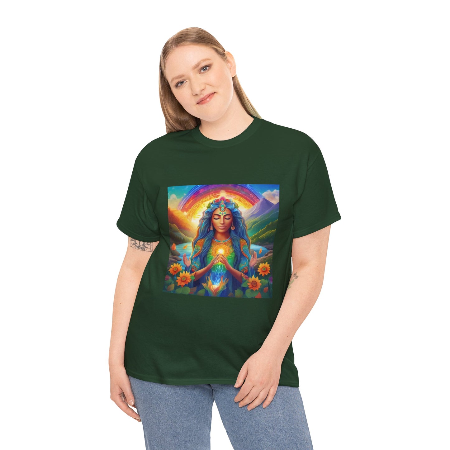 Be Light Goddess - Gratitude Ethically Harvested Cotton Tee