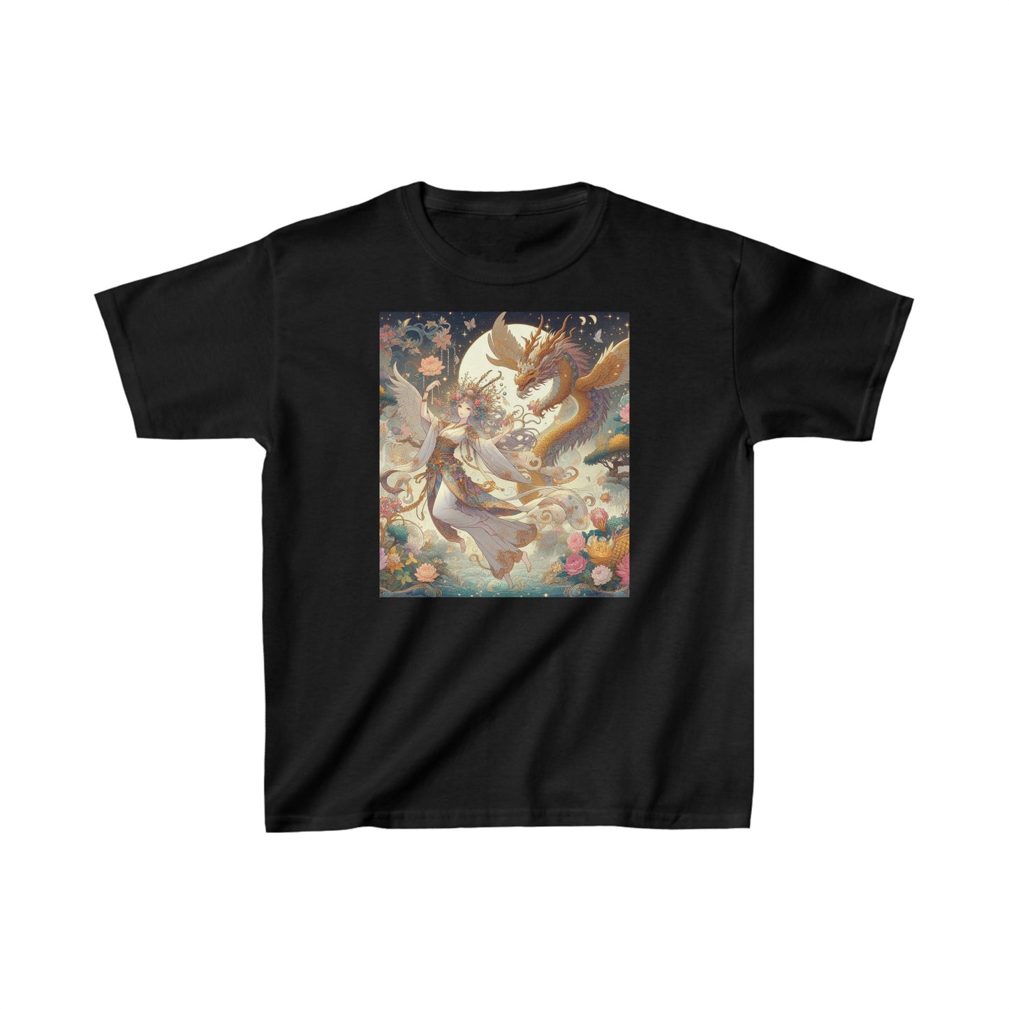 Dragon of the White Lotus - Kids Heavy Cotton™ Tee