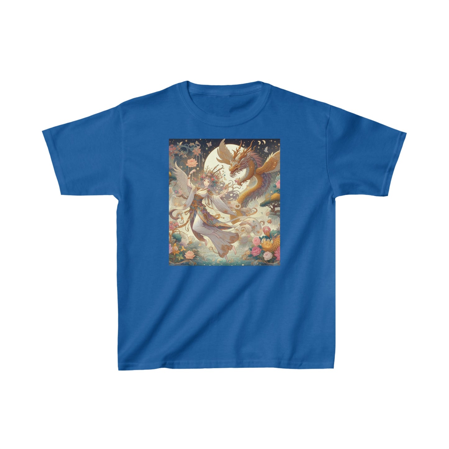 Dragon of the White Lotus - Kids Heavy Cotton™ Tee