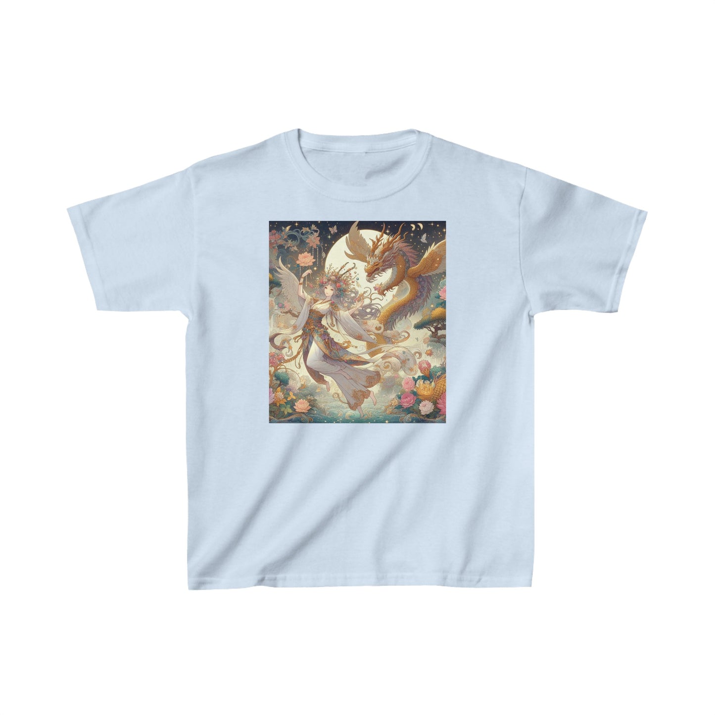 Dragon of the White Lotus - Kids Heavy Cotton™ Tee