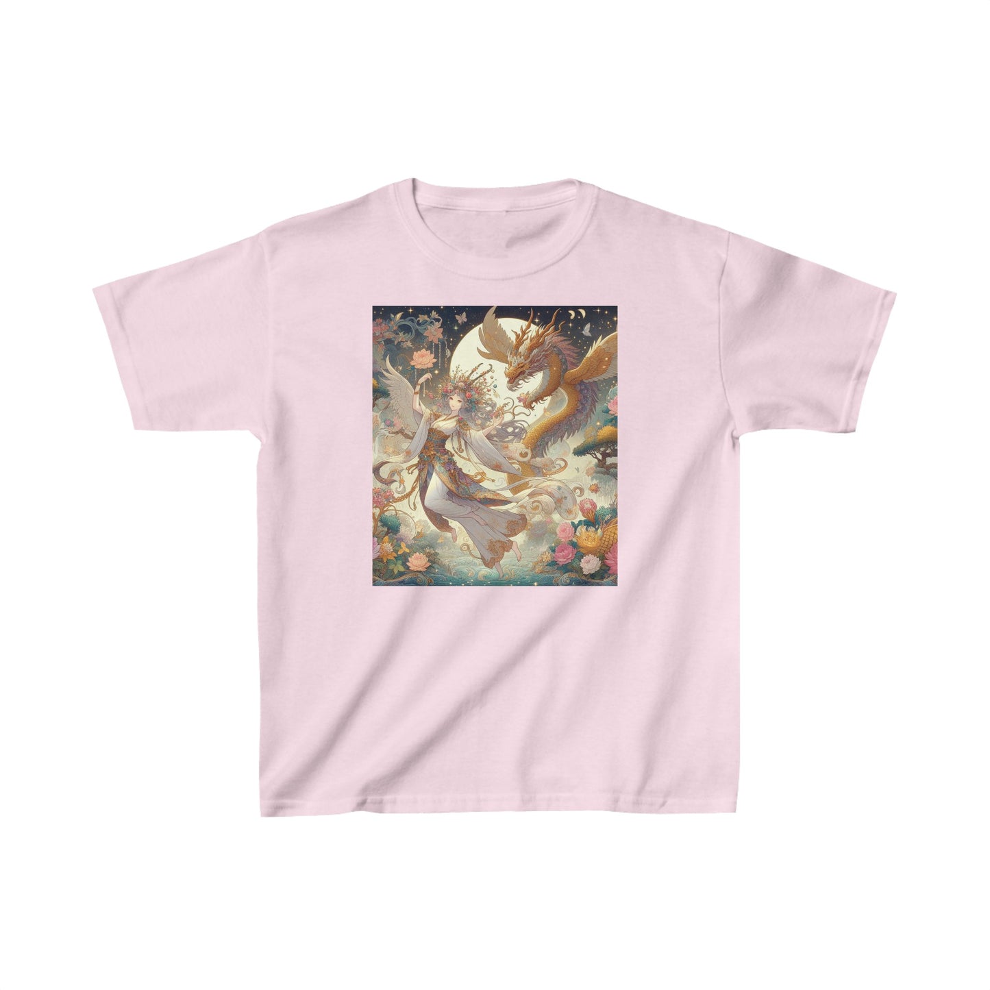 Dragon of the White Lotus - Kids Heavy Cotton™ Tee