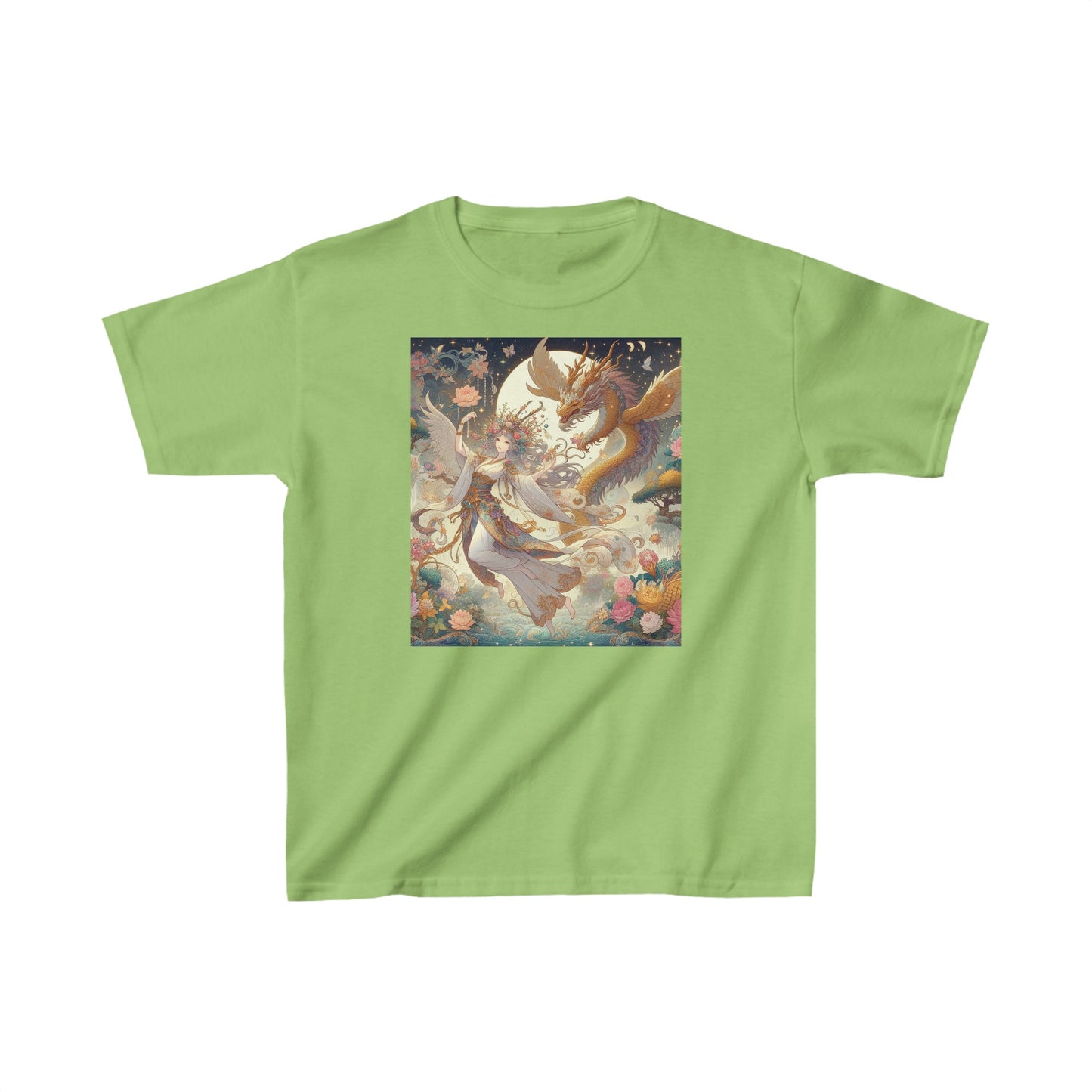 Dragon of the White Lotus - Kids Heavy Cotton™ Tee