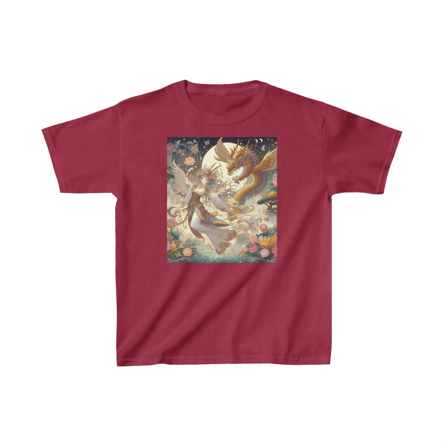 Dragon of the White Lotus - Kids Heavy Cotton™ Tee