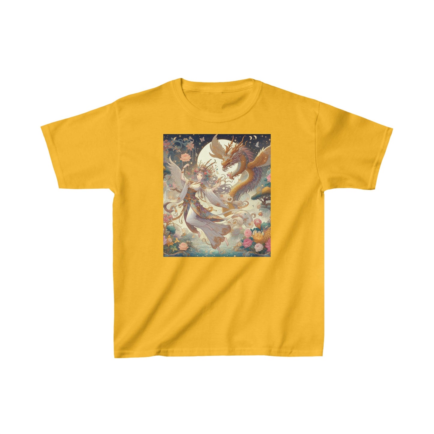 Dragon of the White Lotus - Kids Heavy Cotton™ Tee