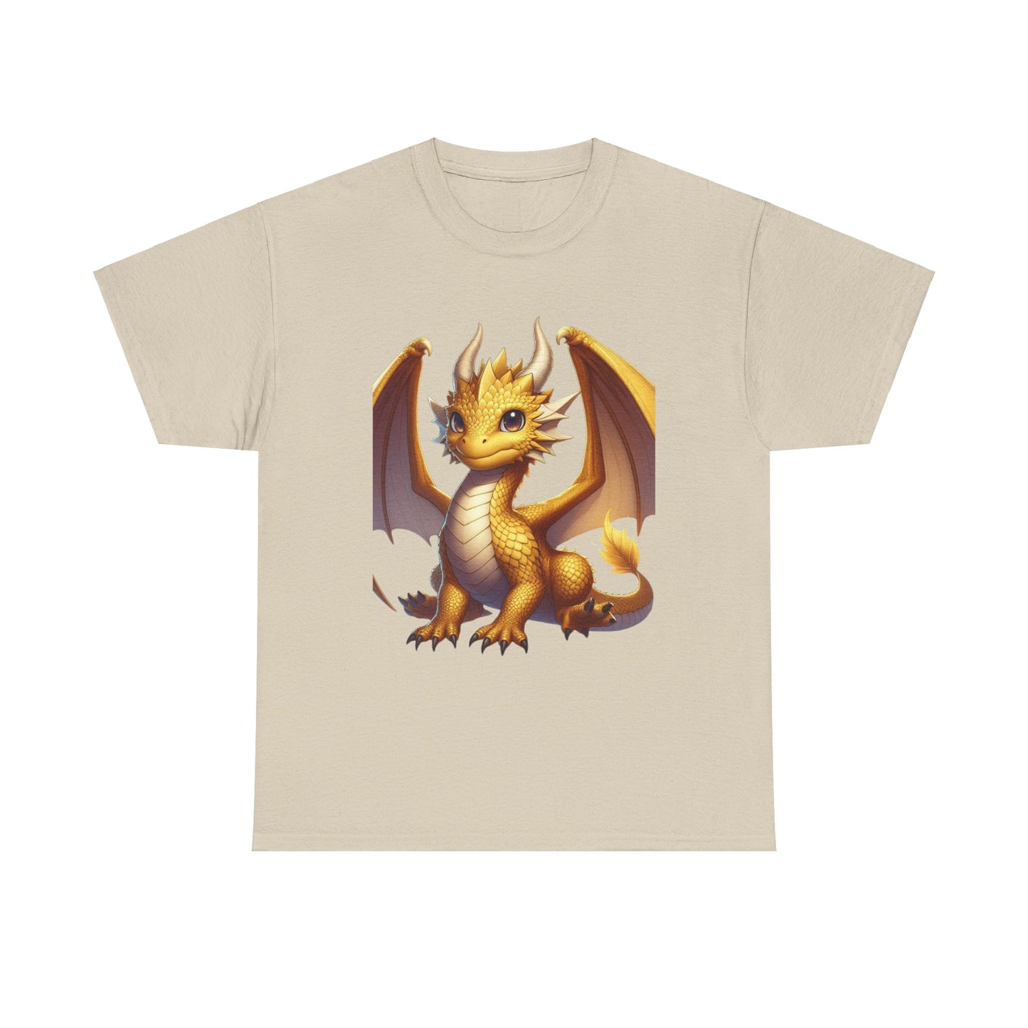 Golden Baby Dragon - Ethically Harvested Cotton Tee