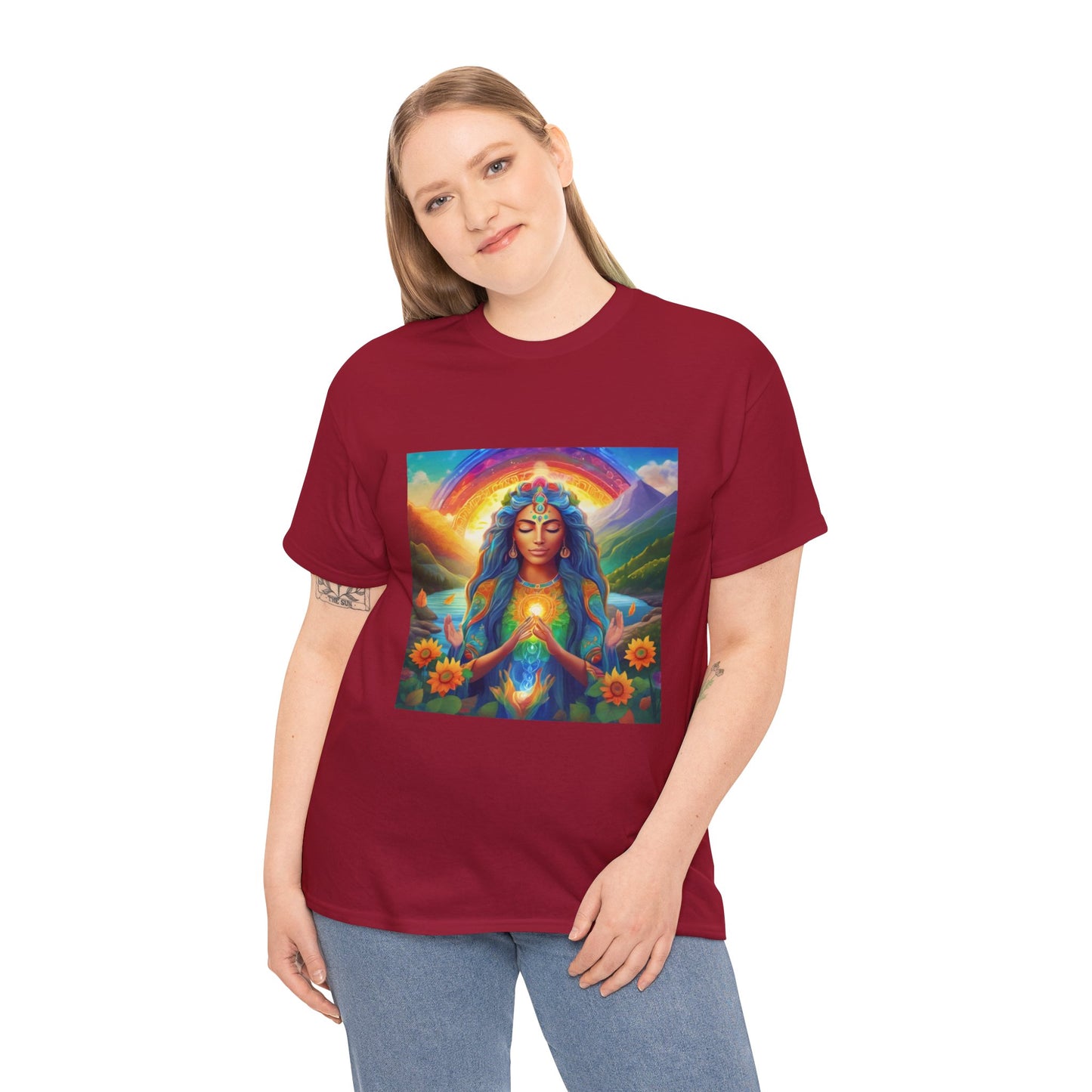 Be Light Goddess - Gratitude Ethically Harvested Cotton Tee