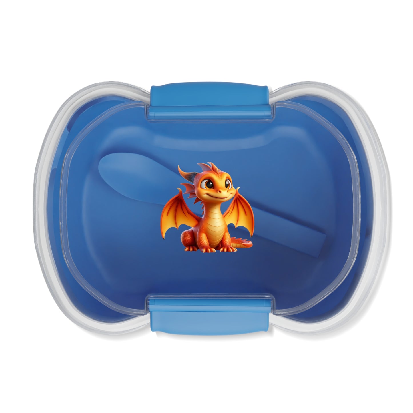 Orange Baby Dragon Two-tier Bento Box