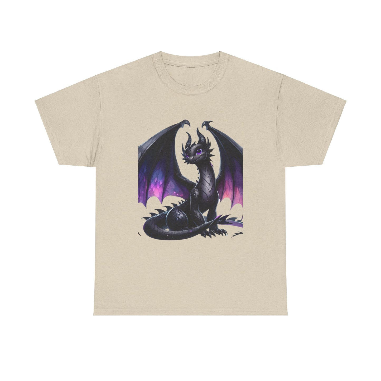 Violet Black Baby Dragon - Ethically Harvested Cotton Tee