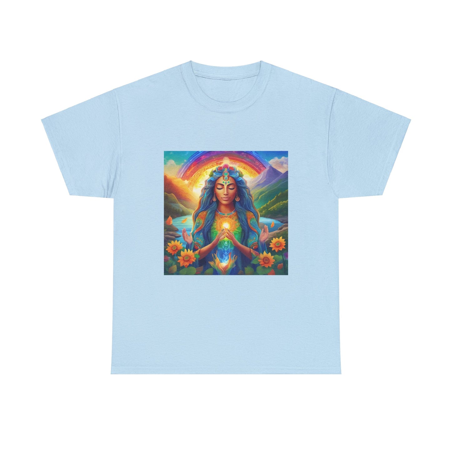 Be Light Goddess - Gratitude Ethically Harvested Cotton Tee