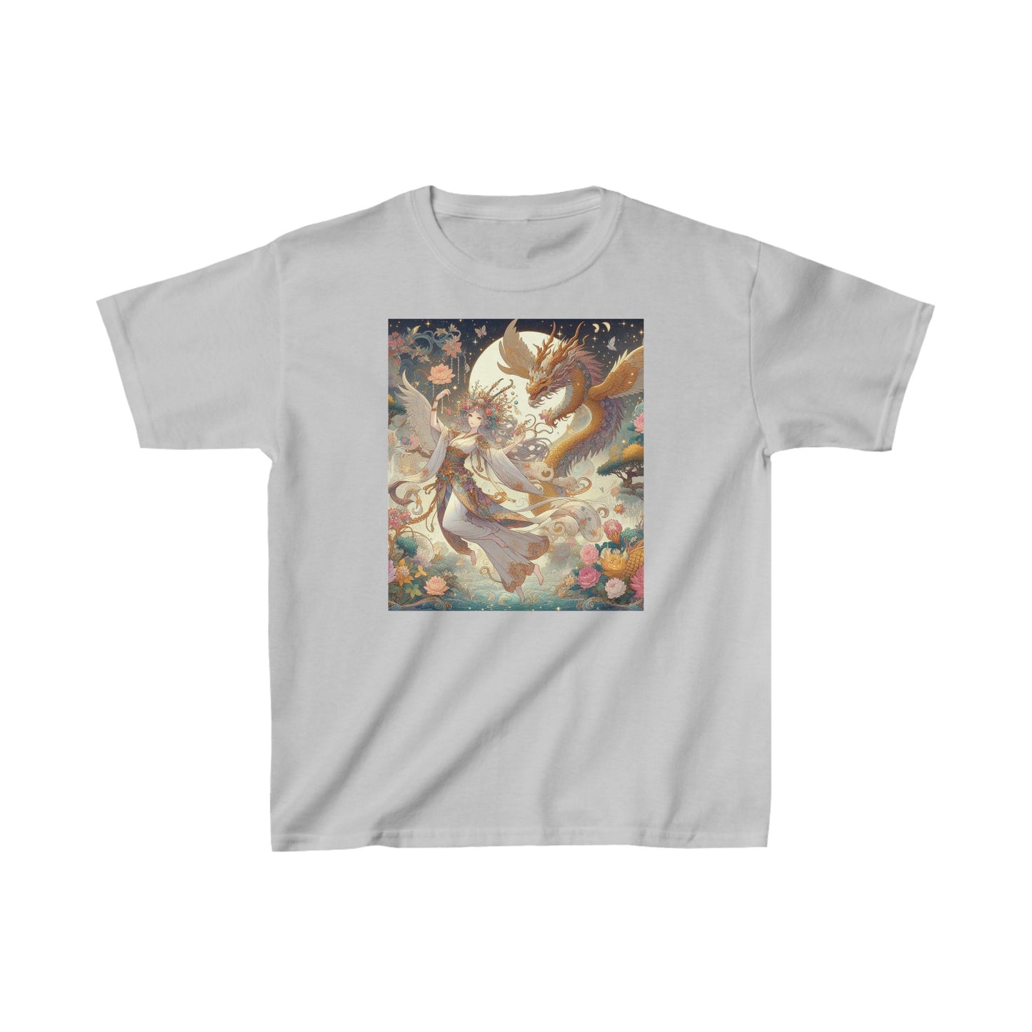 Dragon of the White Lotus - Kids Heavy Cotton™ Tee