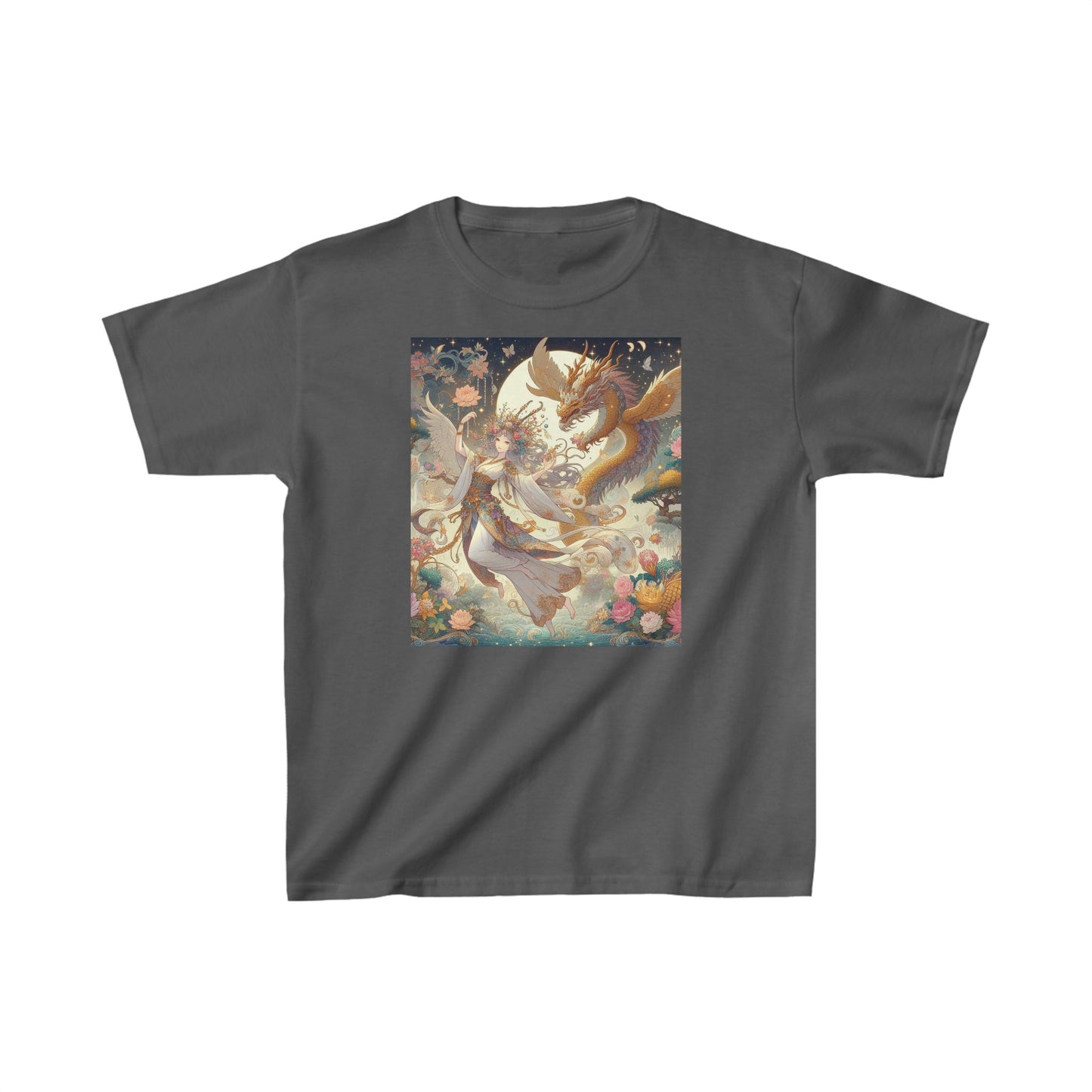 Dragon of the White Lotus - Kids Heavy Cotton™ Tee