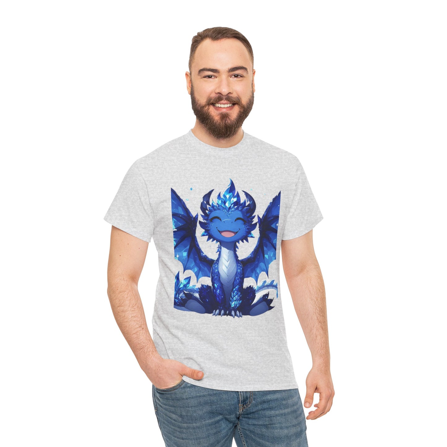 Sapphire Baby Dragon - Ethically Harvested Cotton Tee