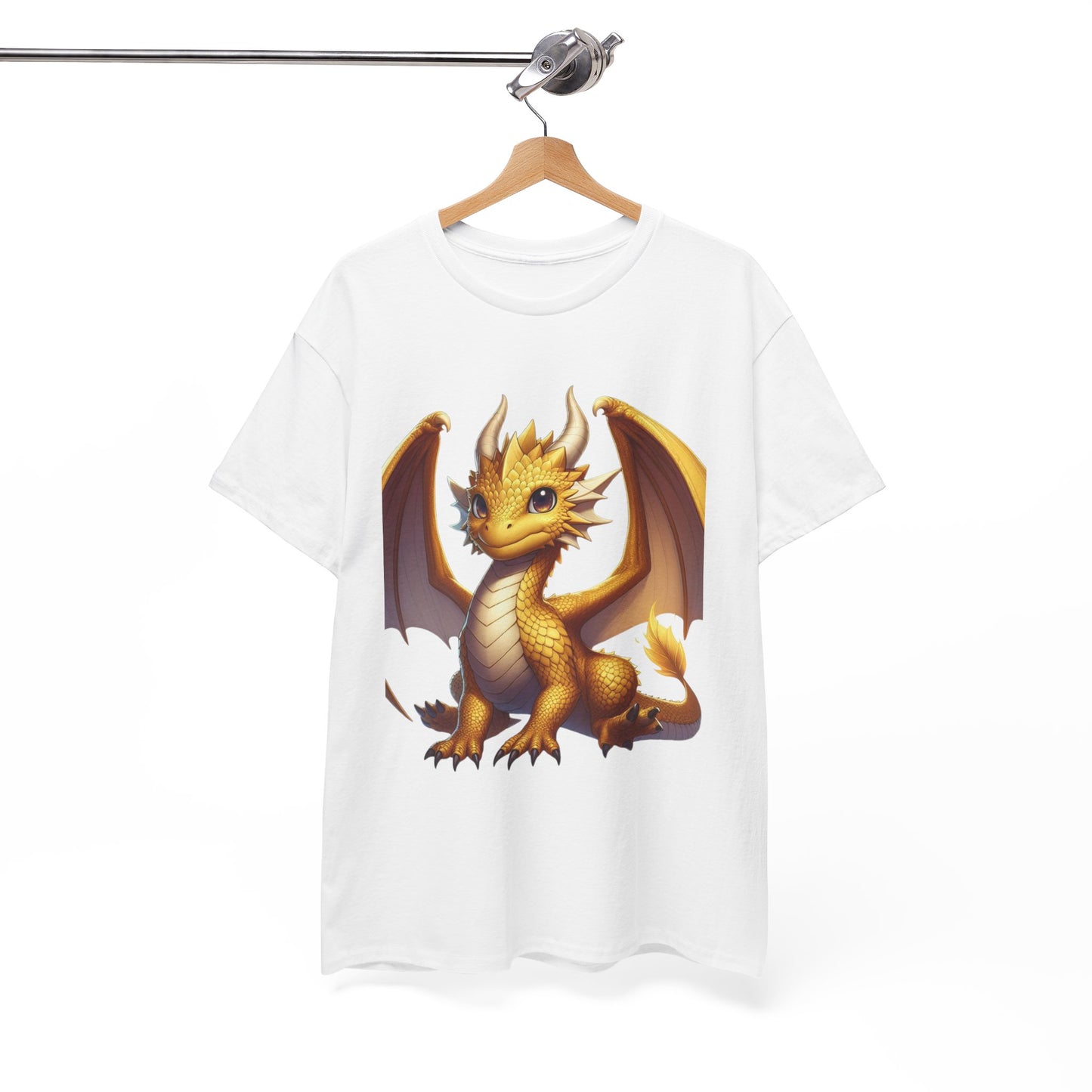 Golden Baby Dragon - Ethically Harvested Cotton Tee