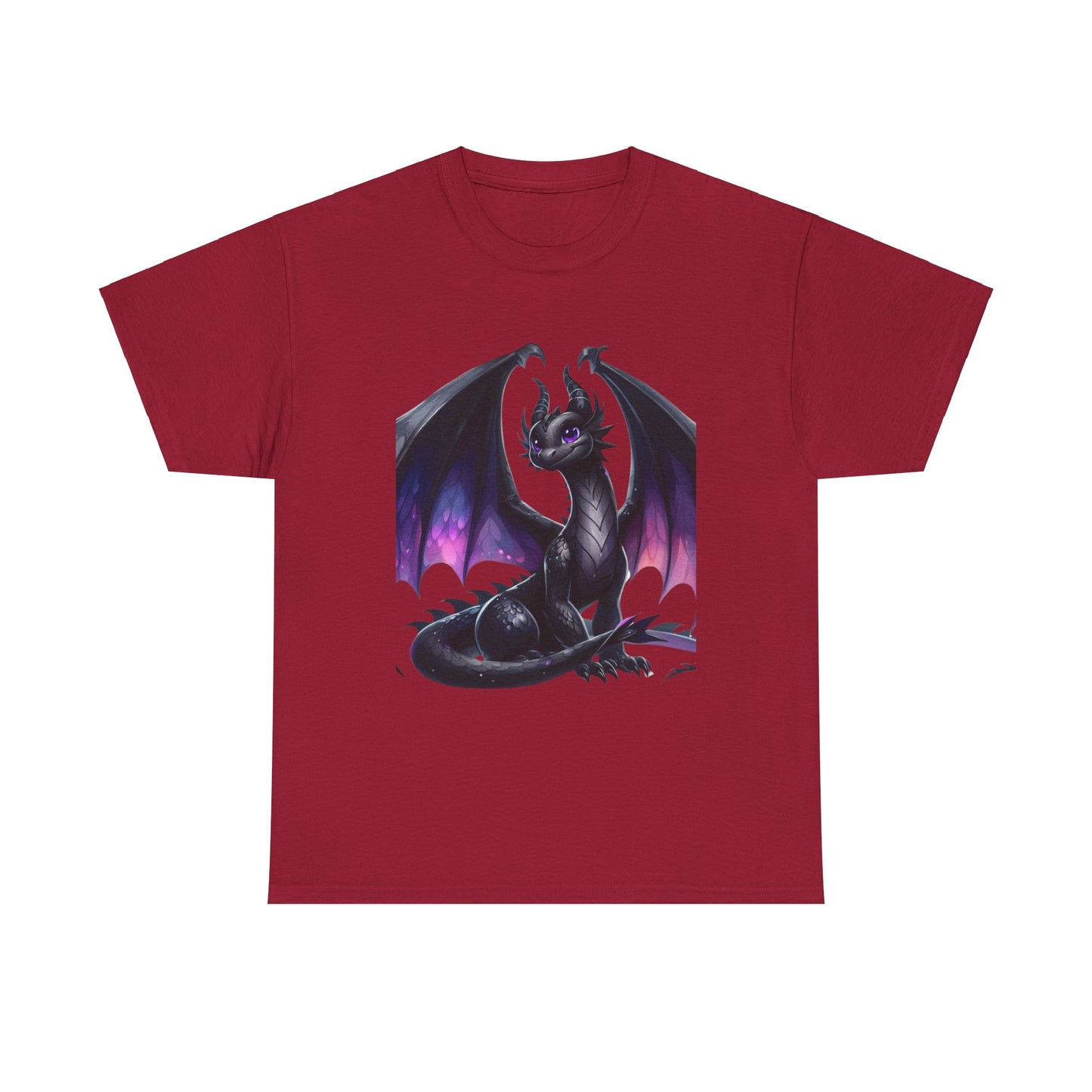 Violet Black Baby Dragon - Ethically Harvested Cotton Tee