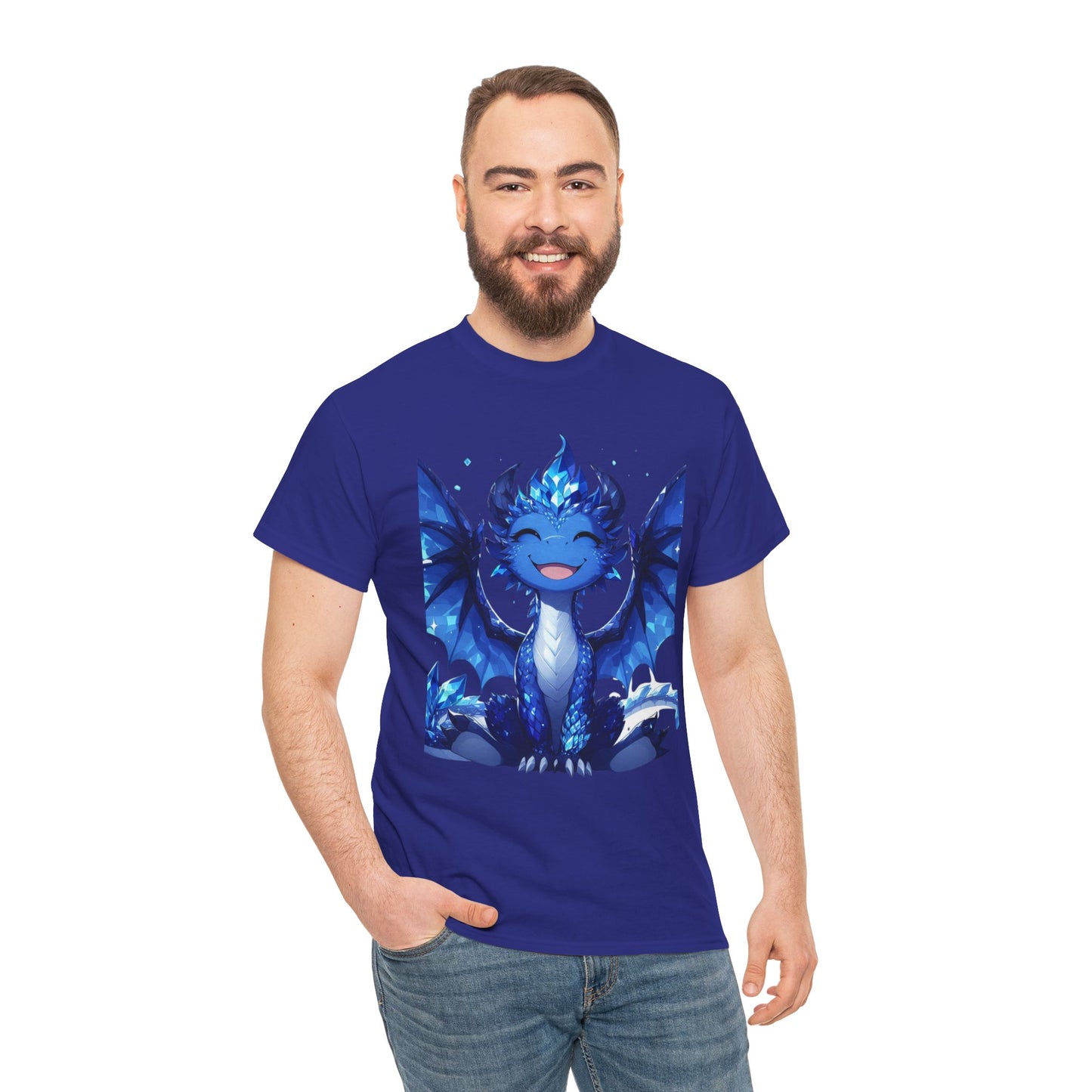 Sapphire Baby Dragon - Ethically Harvested Cotton Tee