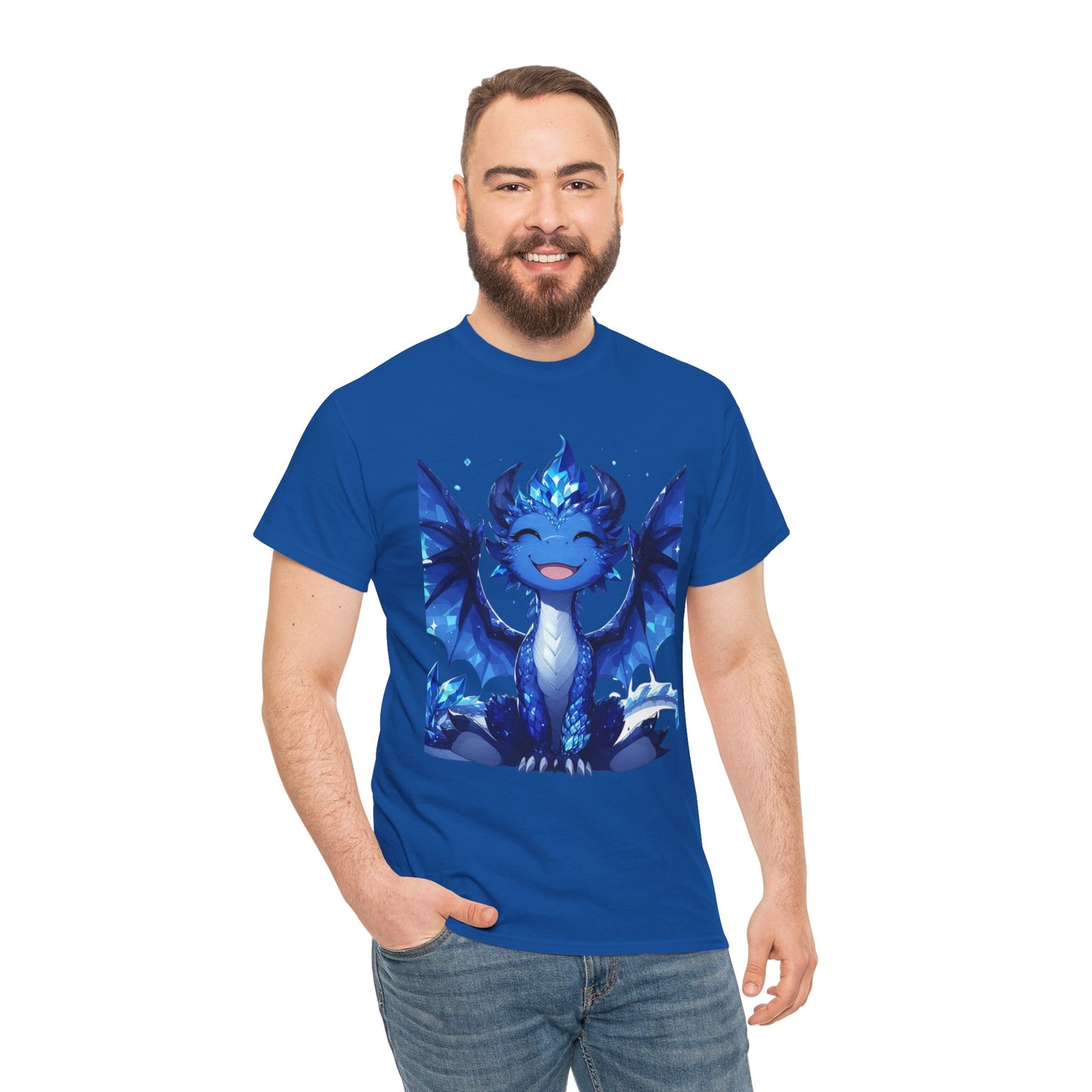 Sapphire Baby Dragon - Ethically Harvested Cotton Tee