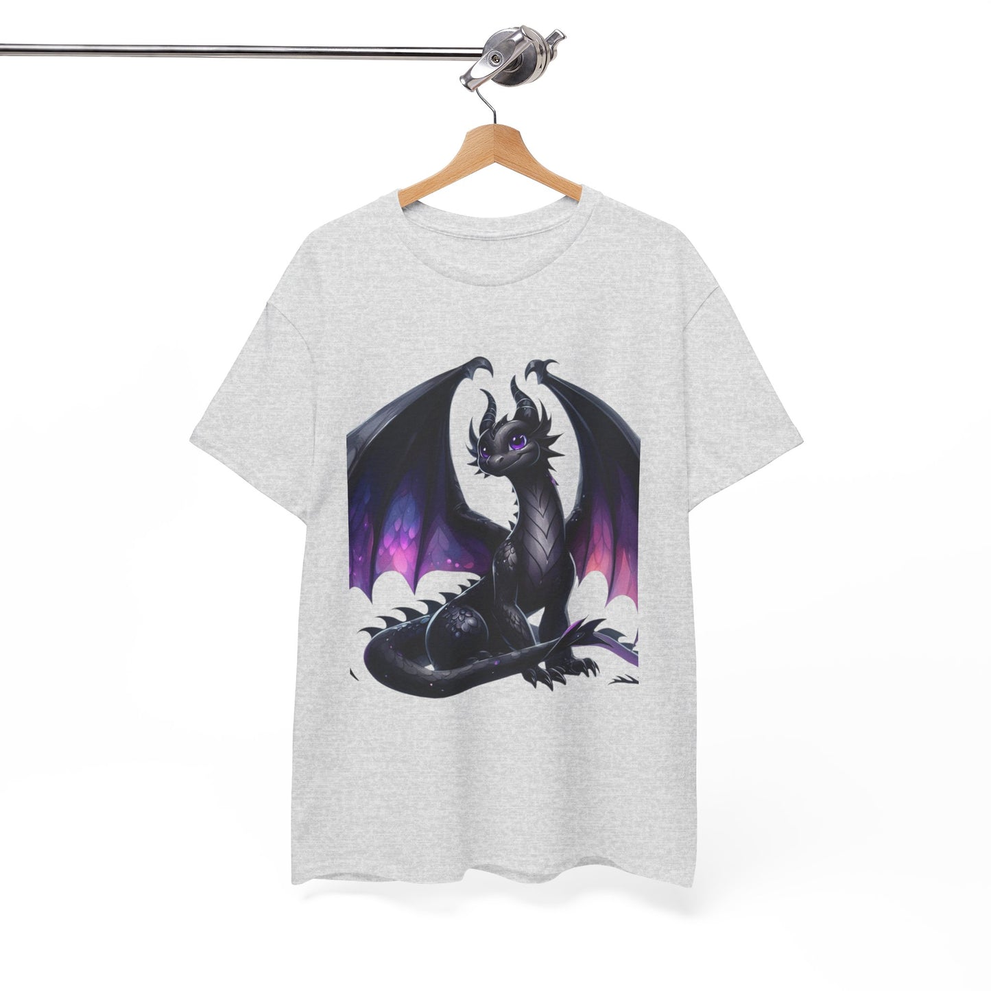 Violet Black Baby Dragon - Ethically Harvested Cotton Tee