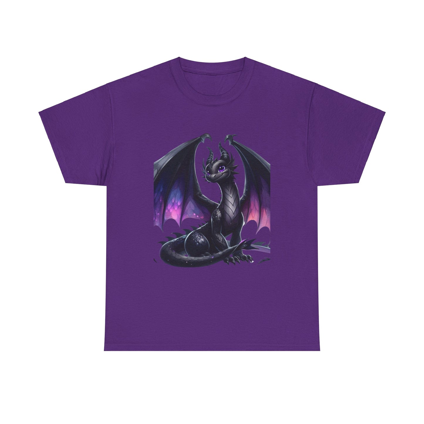 Violet Black Baby Dragon - Ethically Harvested Cotton Tee