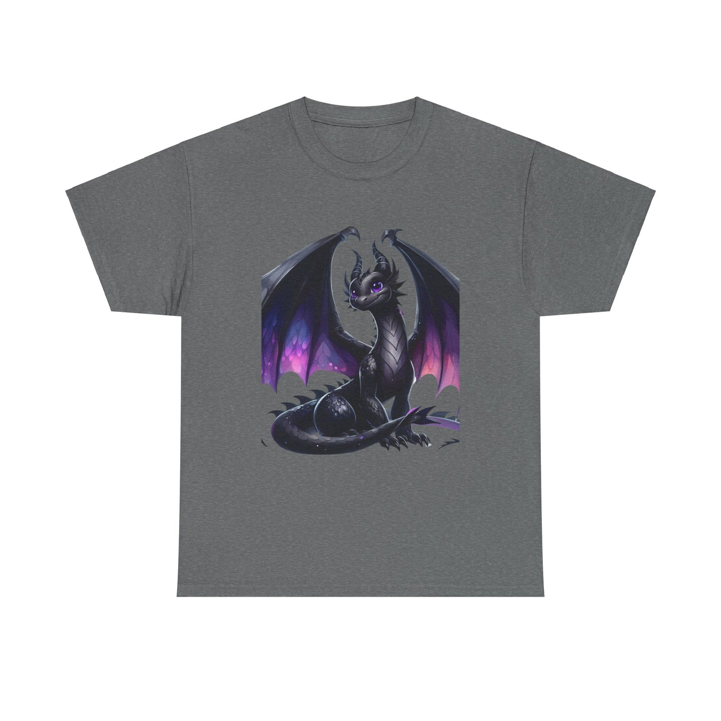 Violet Black Baby Dragon - Ethically Harvested Cotton Tee