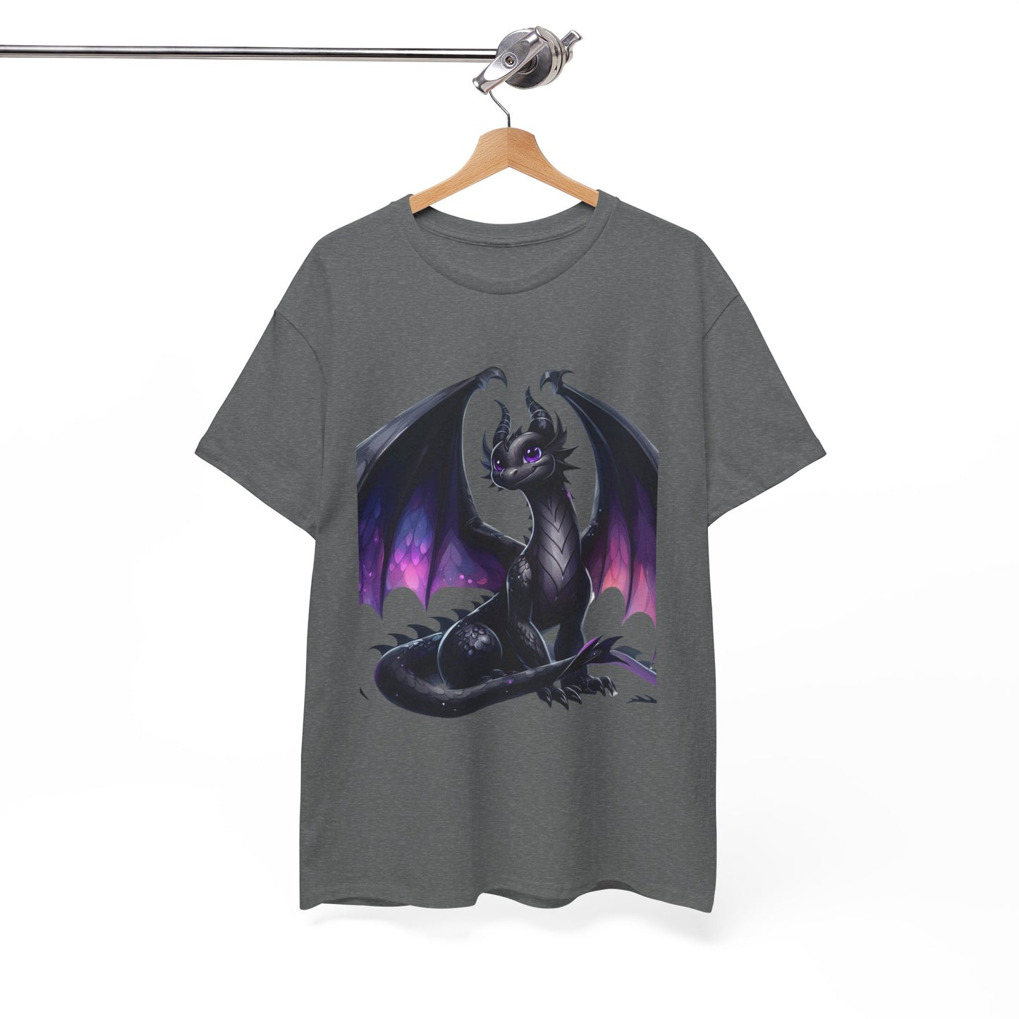 Violet Black Baby Dragon - Ethically Harvested Cotton Tee