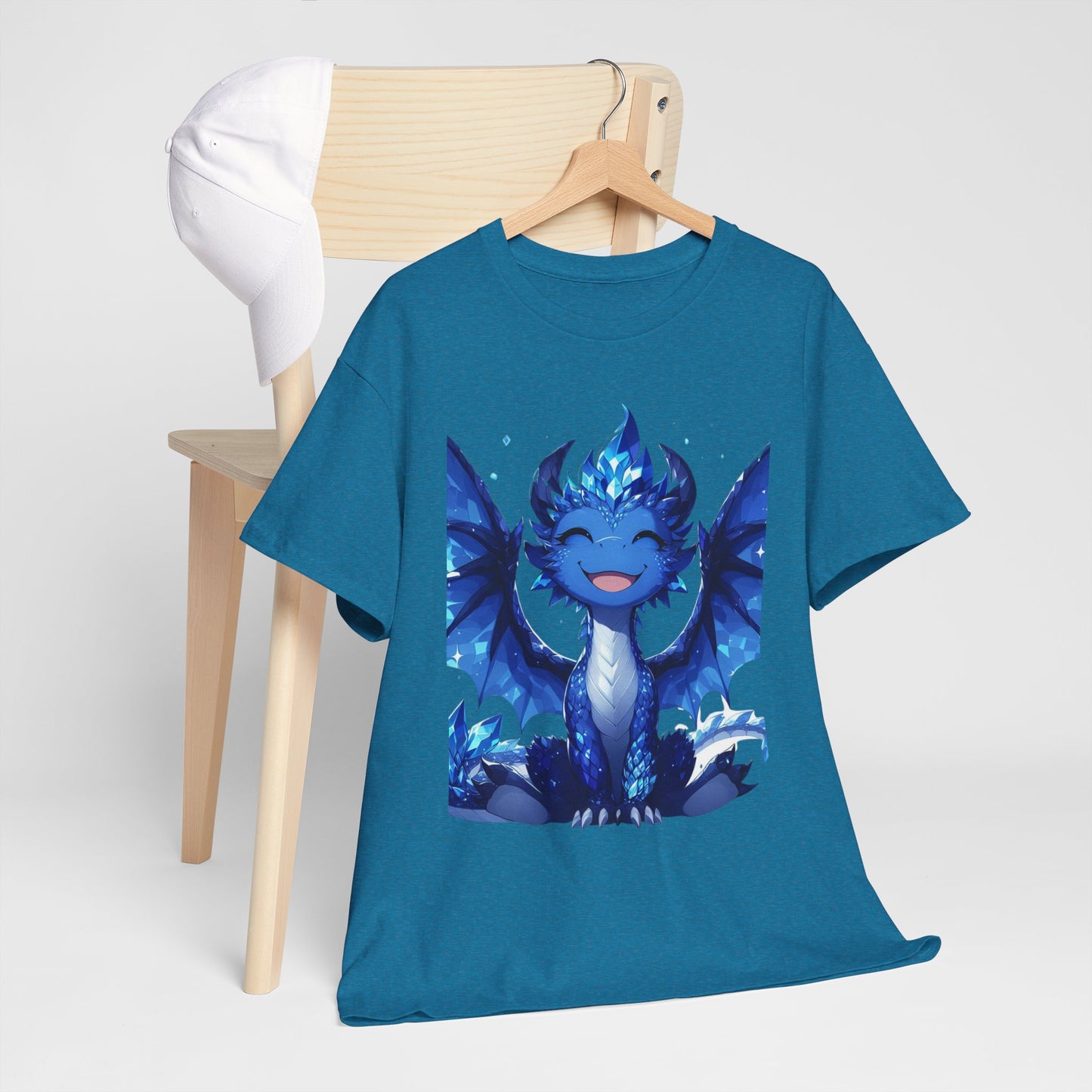 Sapphire Baby Dragon - Ethically Harvested Cotton Tee