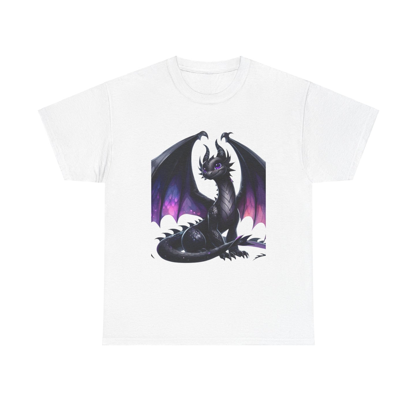 Violet Black Baby Dragon - Ethically Harvested Cotton Tee